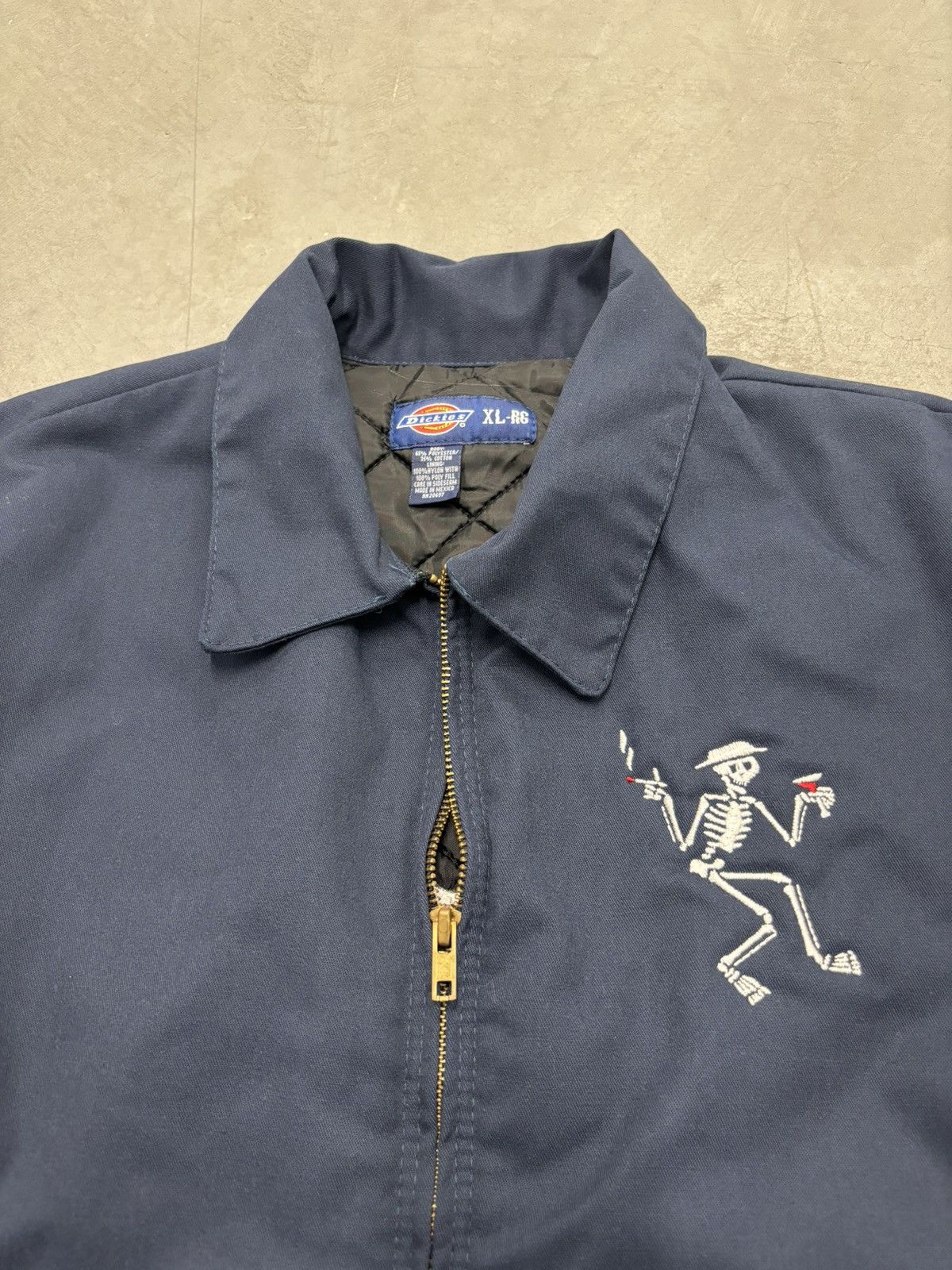 image of Band Tees x Dickies Social Distortion X Dickies Canvas Jacket in Blue, Men's (Size XL)