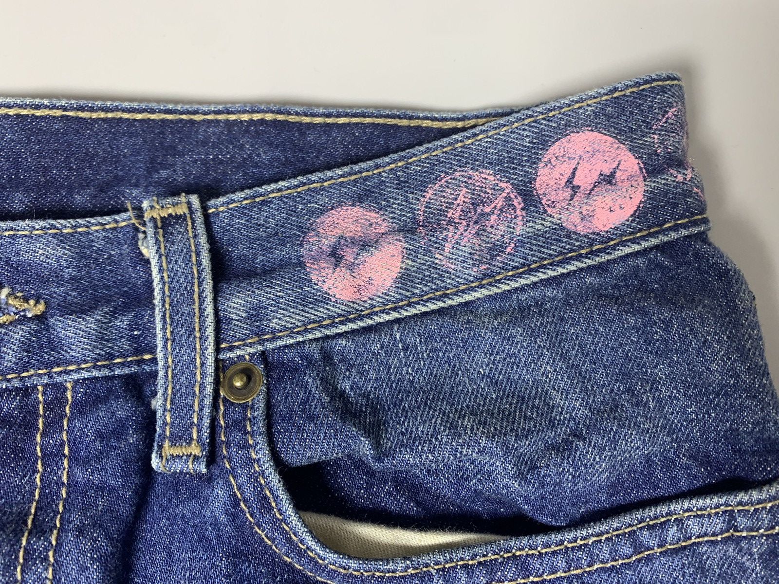 Fragment Design Travis Scott Cactus Jack For Fragment From Our Minds Denim Size US 30 / EU 46 - 5 Thumbnail
