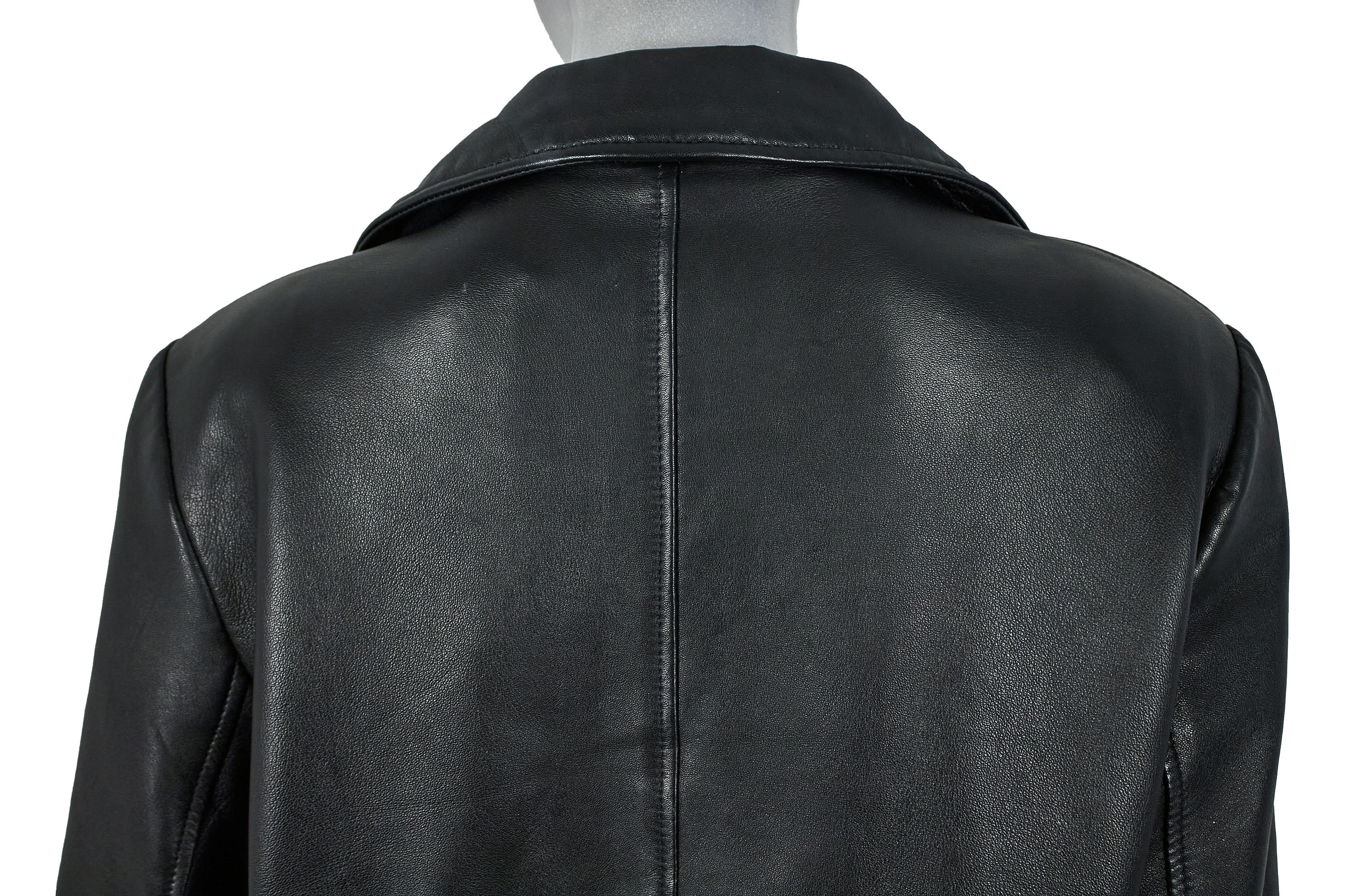 Vintage Vintage Y2K women's leather jacket coat blazer Size M / US 6-8 / IT 42-44 - 10 Thumbnail
