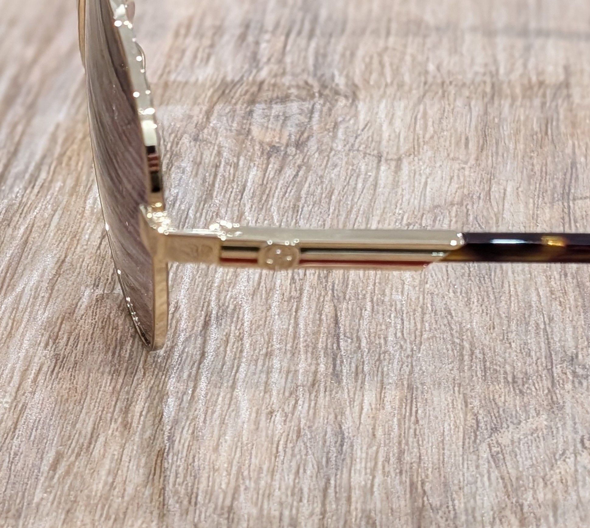 Gucci $520 Mens Authentic GUCCI 61mm Aviator Sunglasses Rutenium Size ONE SIZE - 7 Thumbnail