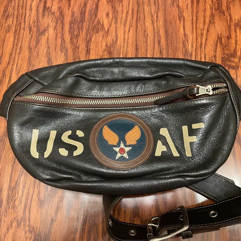 TOYS McCOY TOYS McCoy Nissan full horse leather motorbike bag USAF Size ONE SIZE - 1 Thumbnail