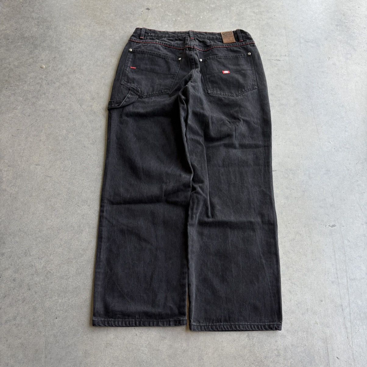Ecko Unltd. Vintage Y2K Baggy Ecko Jeans Black Carpenter Pants 34x32 Size US 34 / EU 50 - 2 Thumbnail