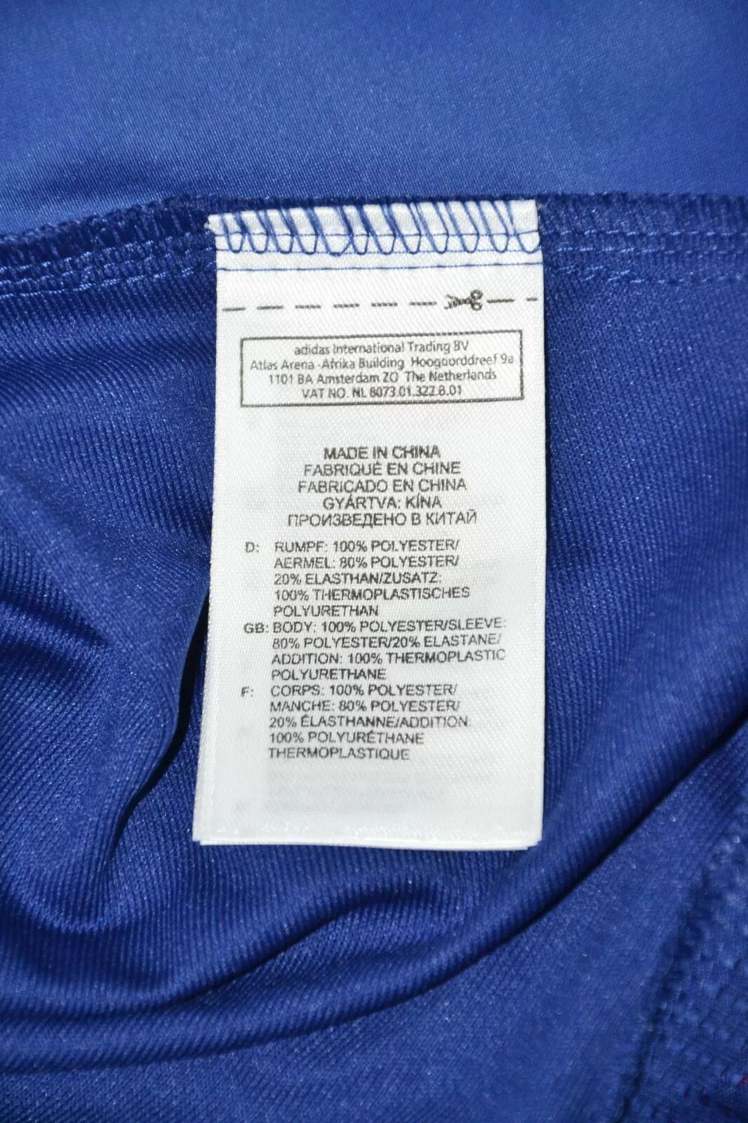 Adidas FRANCE 2009/2010 FOOTBALL SHIRTJERSEY ADIDAS TECHFIT SIZE L Size US L / EU 52-54 / 3 - 4 Thumbnail