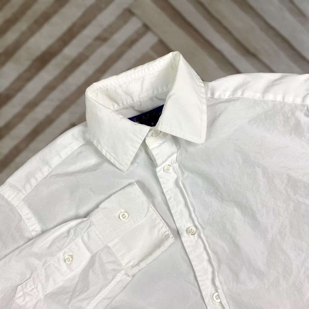 Ralph Lauren Purple Label Ralph Lauren Purple Label Blouse 0 White adrien shirt relaxed Button broadcloth Size XS / US 0-2 / IT 36-38 - 1 Thumbnail