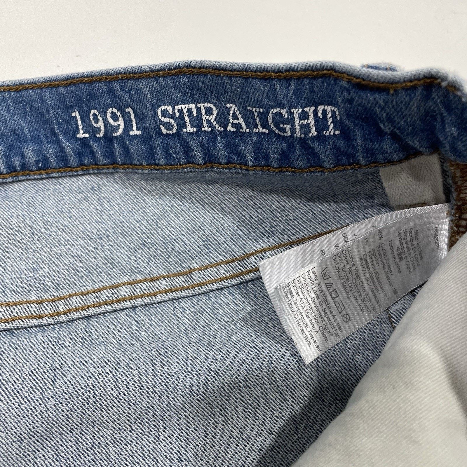 Madewell Madewell The 1991 Straight Jeans Blue Denim Size 33 30 EUC Size 33" - 7 Thumbnail