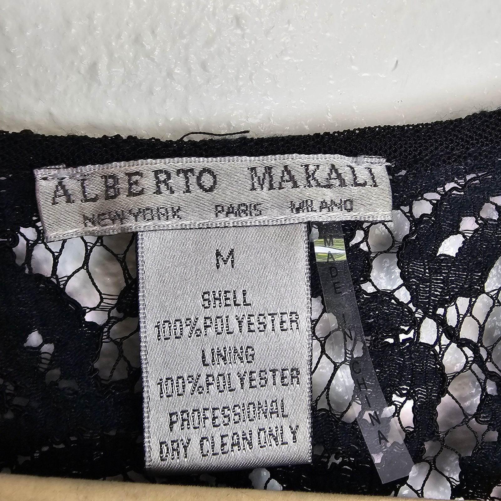 Alberto Alberto Makali Sheer Floral Lace Sequin Top M Whimsigoth Size M / US 6-8 / IT 42-44 - 6 Thumbnail