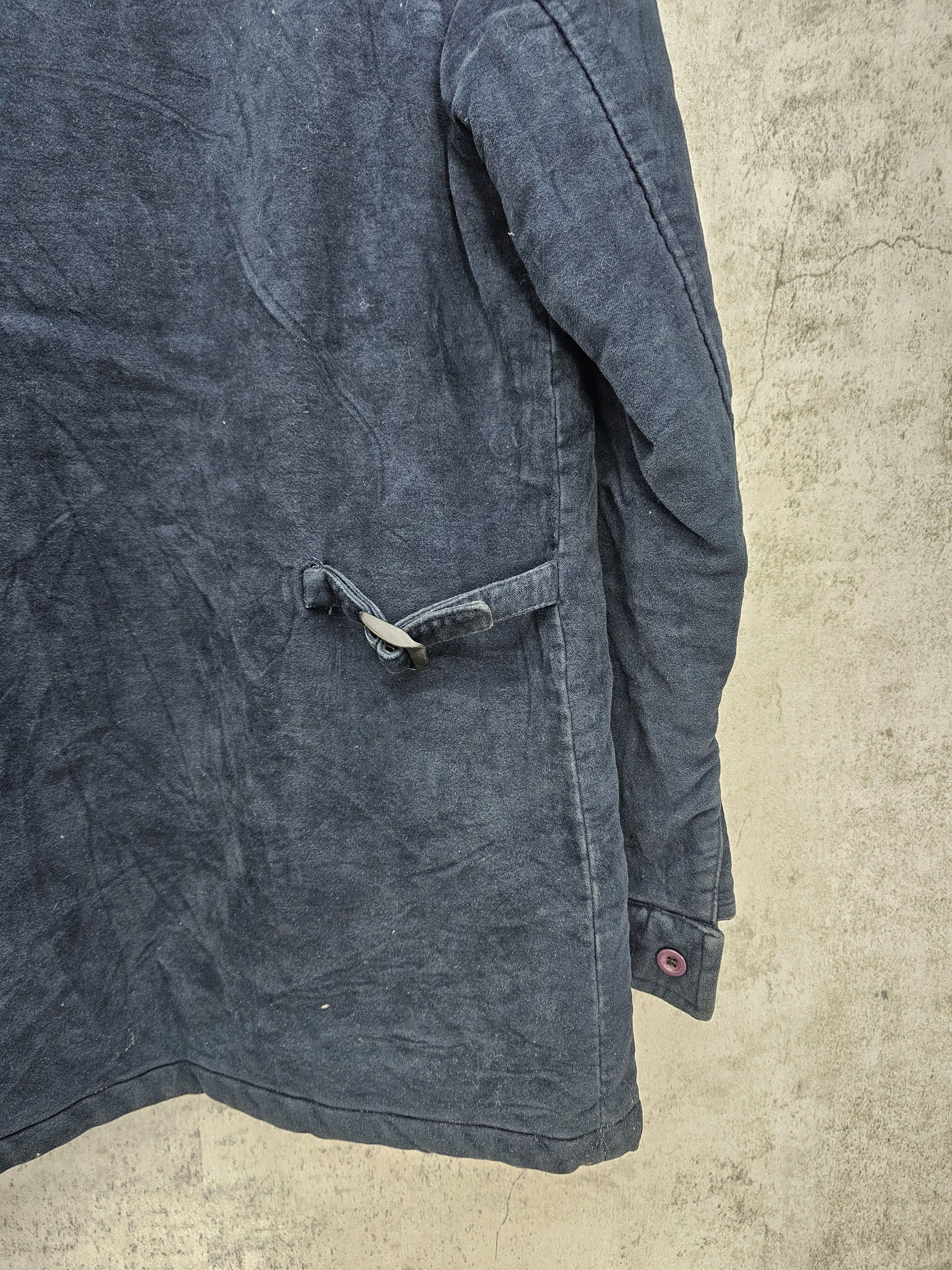Katharine Hamnett London Vtg KATHARINE HAMNETT DENIM Waxed Riri Zipper Jacket J0087 Size US M / EU 48-50 / 2 - 3 Thumbnail