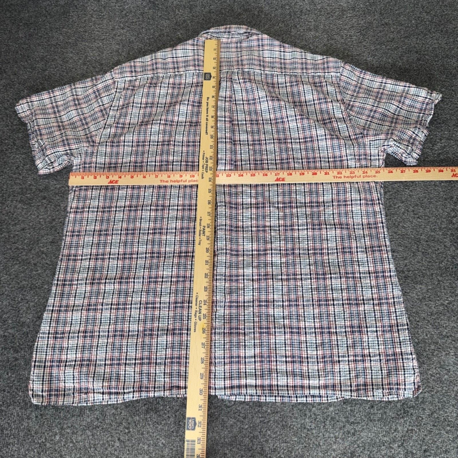 Barbour Barbour Seersucker Mens XXL Short Sleeve Button Shirt Plaid Size US XXL / EU 58 / 5 - 5 Thumbnail