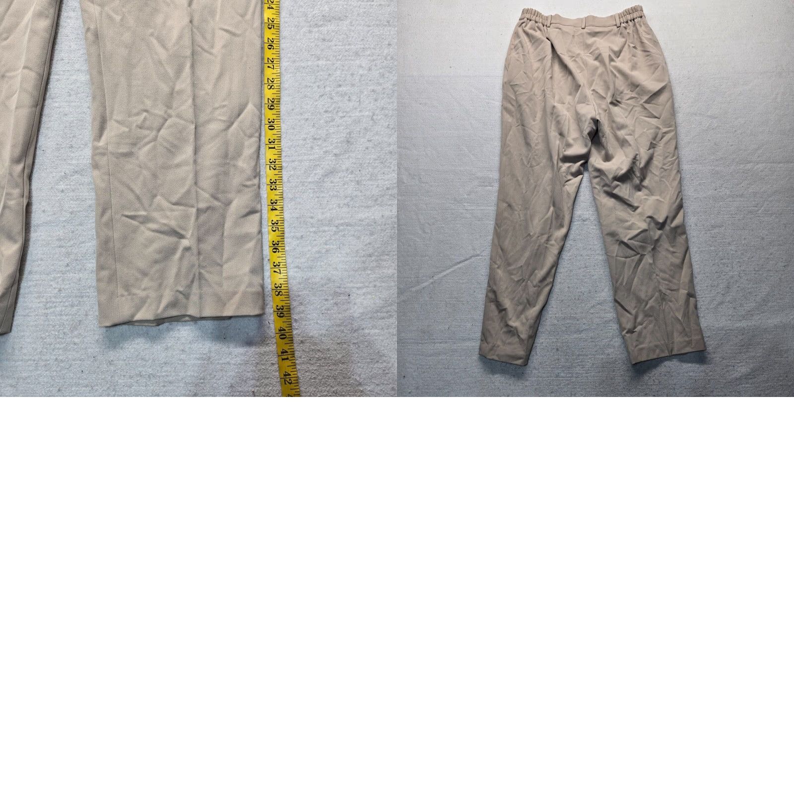 Vintage Vintage Appleseed's Tan Khaki Brown Women's Chino Pants Size 12P Petite Size 34" / US 12 / IT 48 - 8 Thumbnail