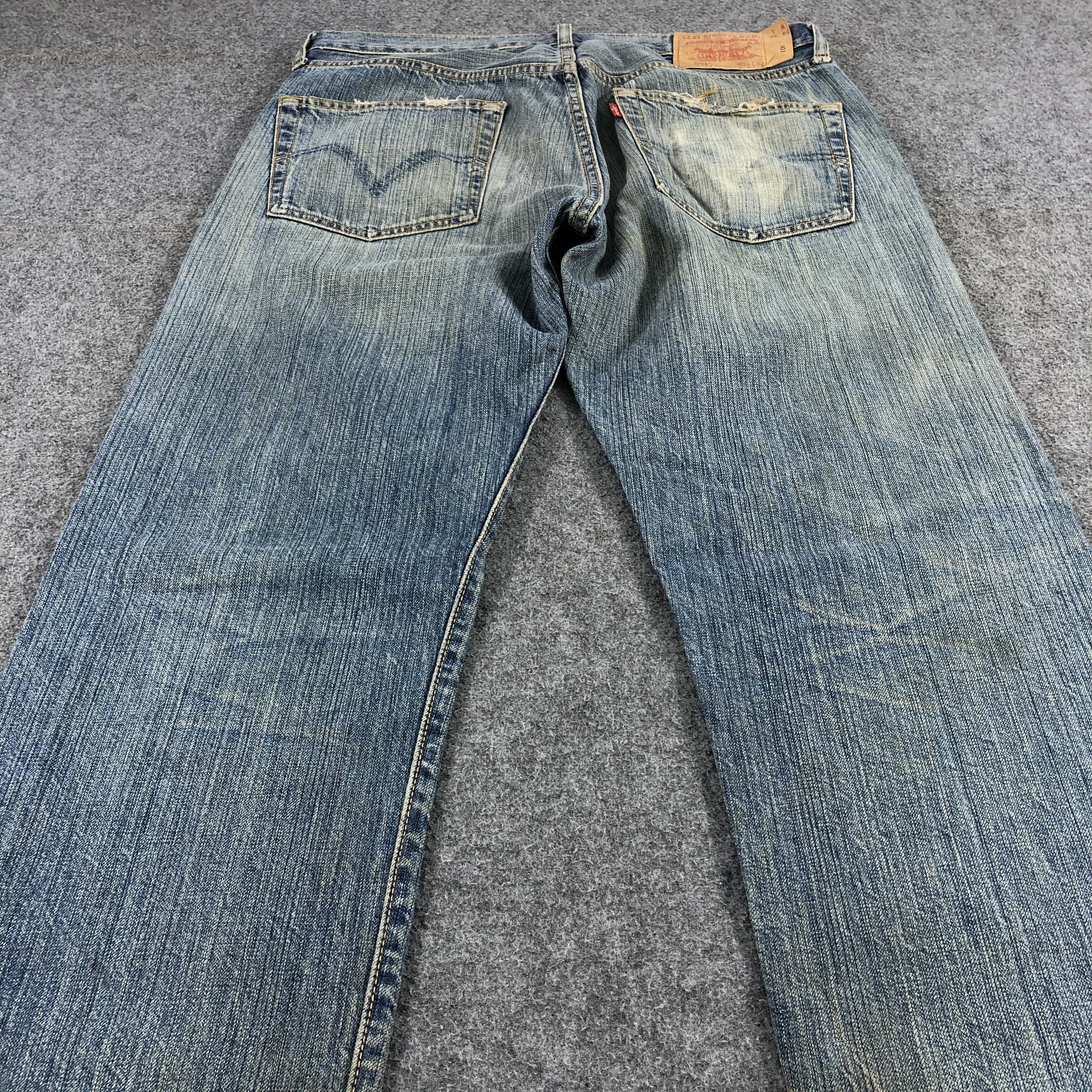 Levi's Vintage 90s Rusty Levis 501 Jeans-JM1579 Size US 34 / EU 50 - 4 Thumbnail