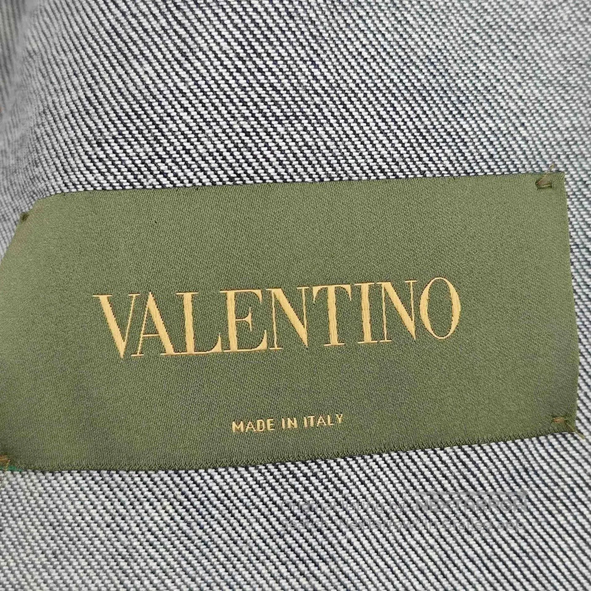 Valentino Valentino Butterfly Embroidery Denim Jacket. Size S / US 4 / IT 40 - 5 Thumbnail