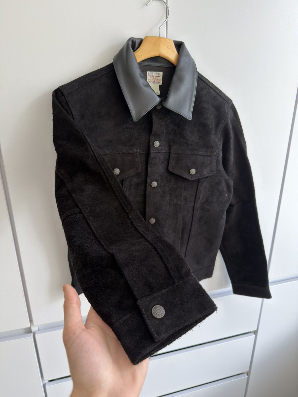The Real McCoy's Joe McCoy Western Rough Out Leather Jacket S Size US S / EU 44-46 / 1 - 4 Thumbnail