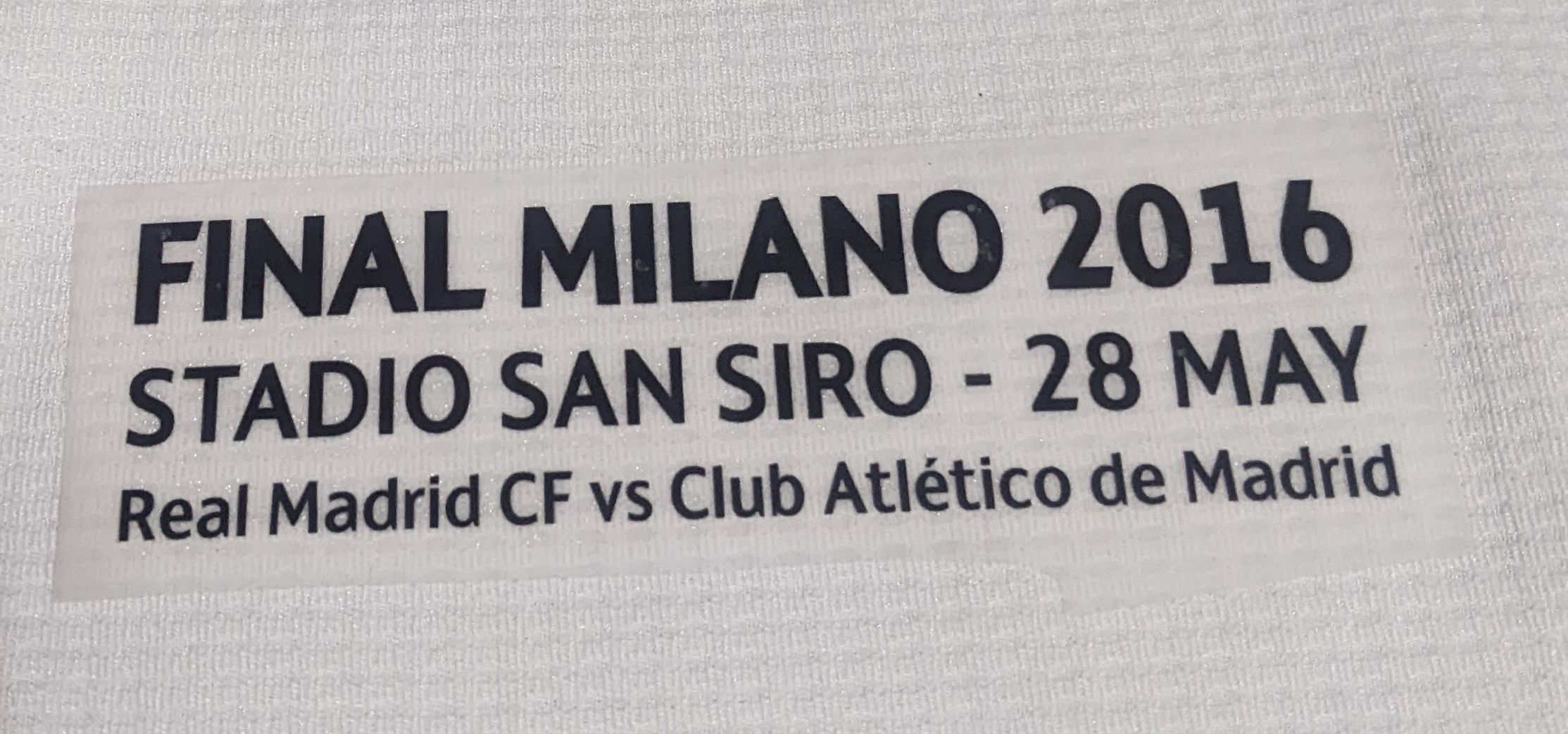Adidas Real Madrid Final Milano 2016 Jersey Cristiano Ronaldo 7 Size US M / EU 48-50 / 2 - 7 Thumbnail