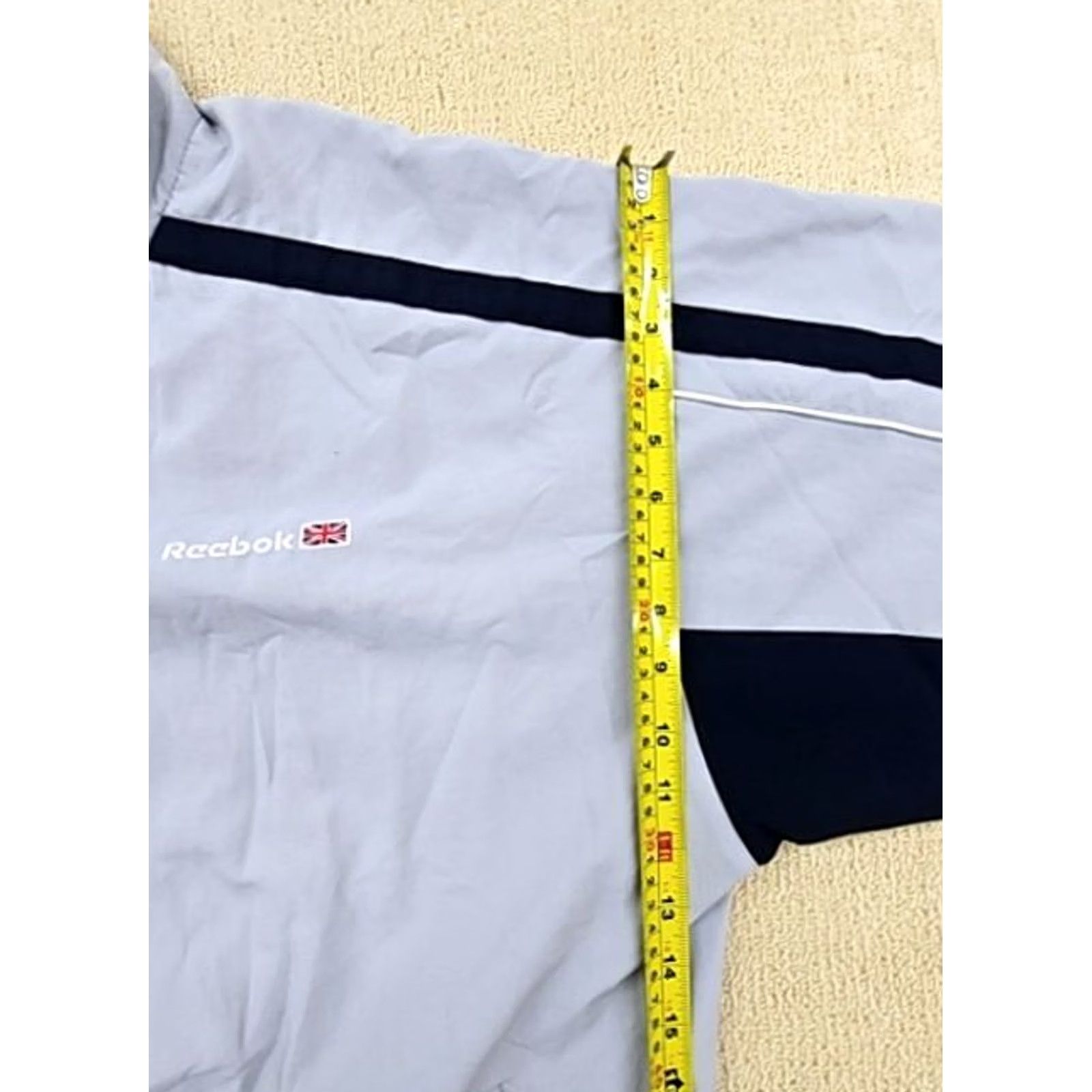 Reebok Reebok Men's Grey Track Jacket M Full Zip Union Jack Size US M / EU 48-50 / 2 - 6 Thumbnail