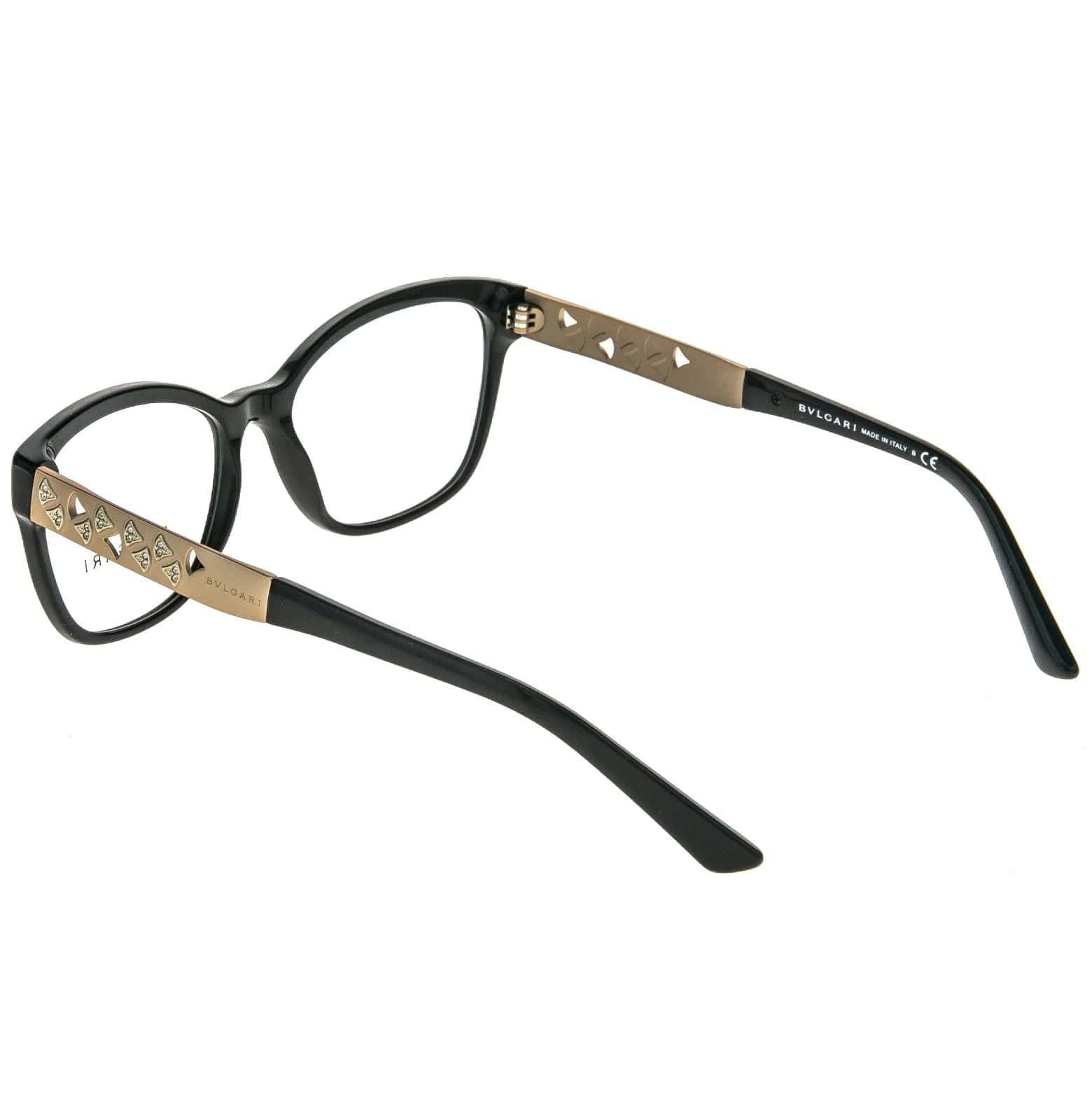 Bvlgari BVLGARI BV4153B DIVAS DREAM Black Crystal Fan Eyeglass 4153 Size ONE SIZE - 7 Thumbnail