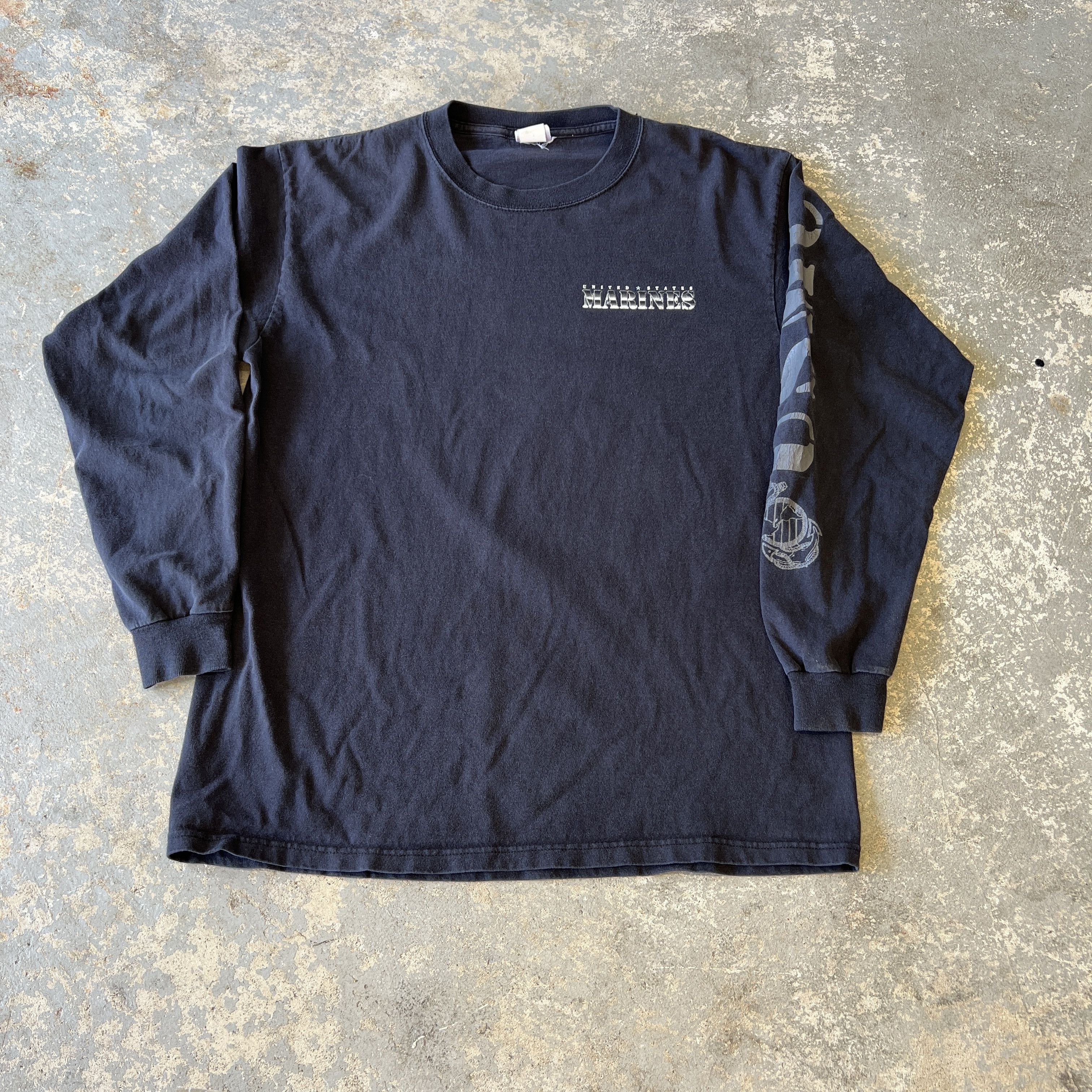 Other Rare Vintage USMC Longsleeve Marine Corps Tee Size US M / EU 48-50 / 2 - 3 Thumbnail