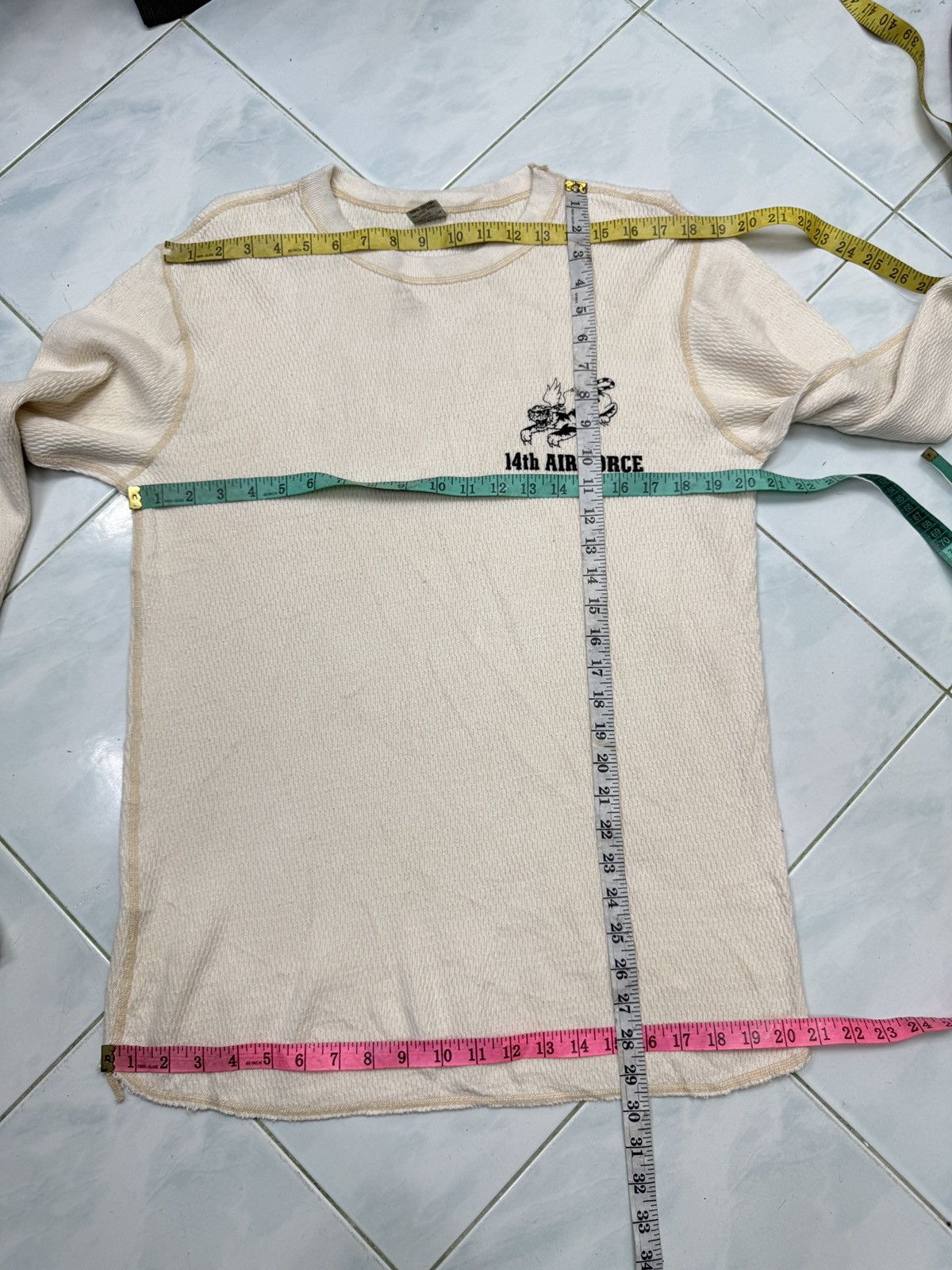 Buzz Rickson's 🔥🔥🔥ARCHIVE BUZZ RICKSONS KNIT 14th AIR FORCE LONGSLEEVE Size US L / EU 52-54 / 3 - 11 Thumbnail