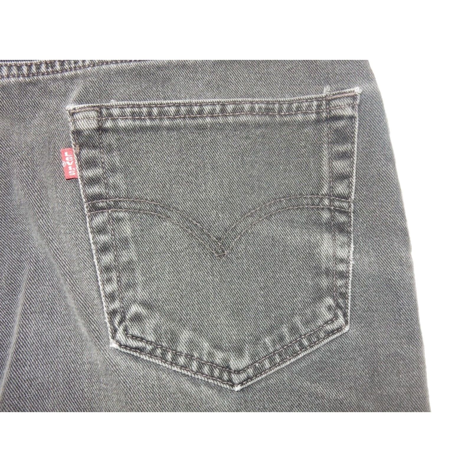 Levi's VINTAGE Levi's Jeans Men's Size 36x30 Black Denim Straight Mens Size US 36 / EU 52 - 2 Thumbnail