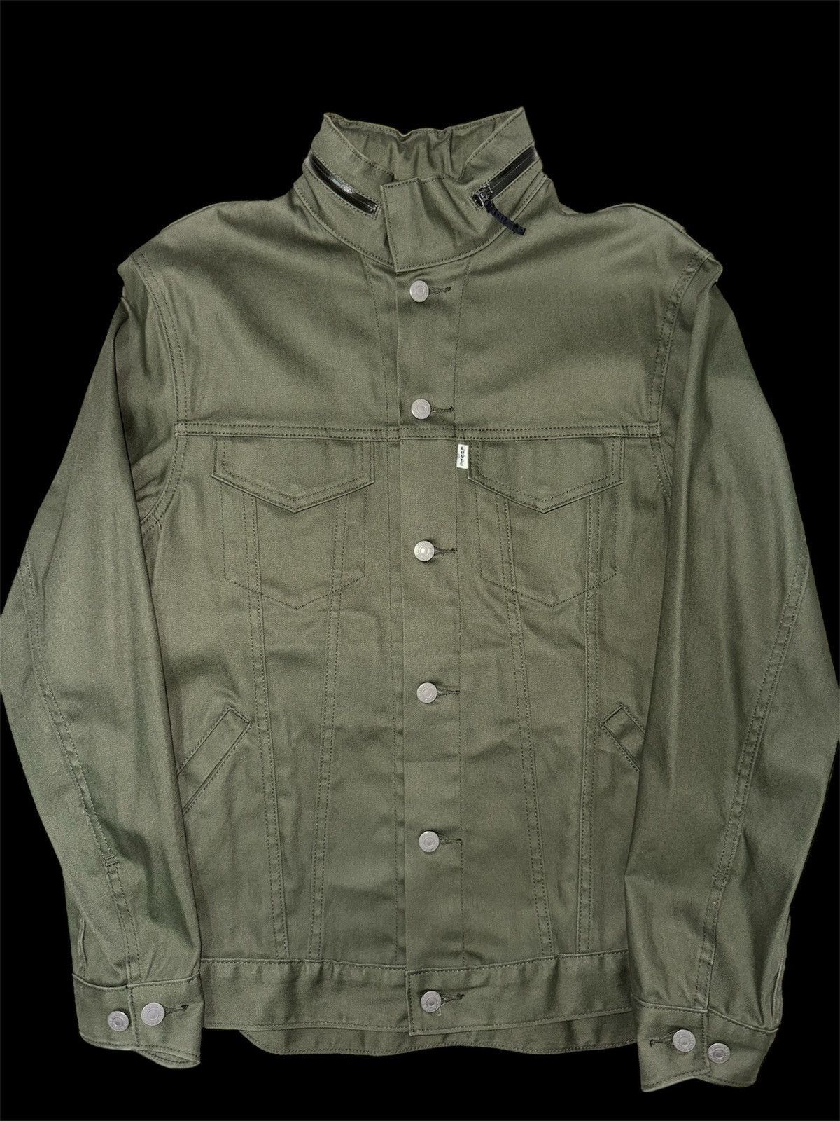 Levi's Rare Sample Levi’s Strauss & Co. Olive Green Jacket Size US M / EU 48-50 / 2 - 1 Thumbnail