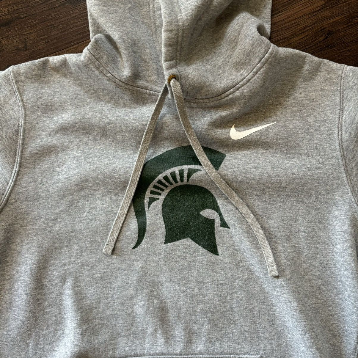 Nike Gray msu spartans michigan state logo nike pullover hoodie Size US S / EU 44-46 / 1 - 5 Thumbnail