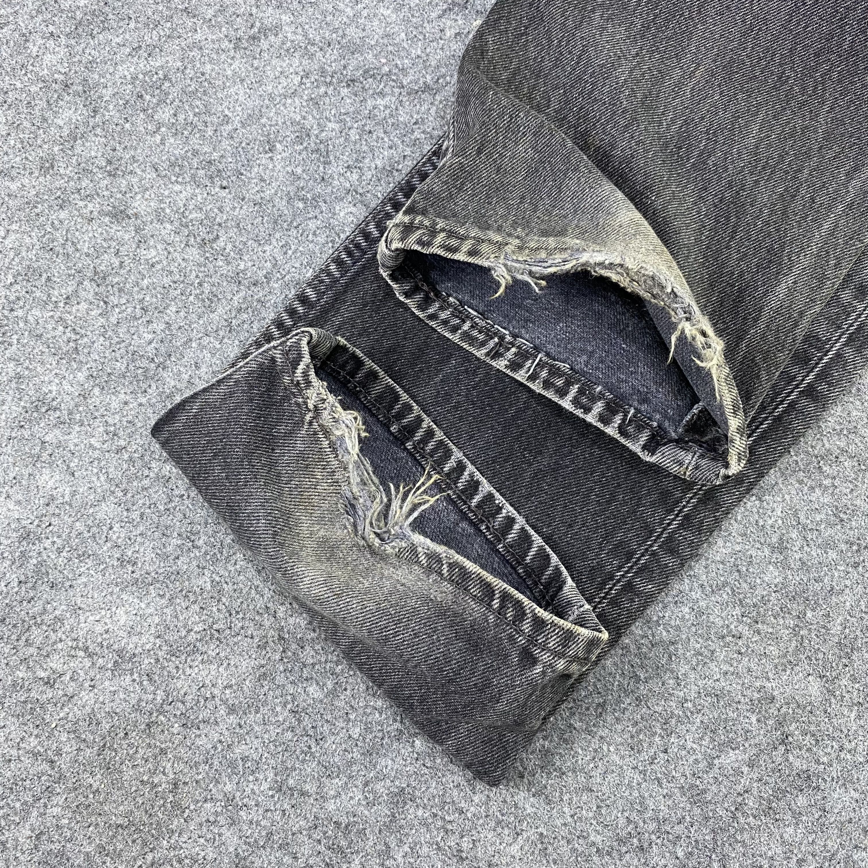 Jean × Levi's × Vintage Vintage Levi's 501 Black Wash Jeans-J1172 Size 27" / US 4 / IT 40 - 14 Thumbnail