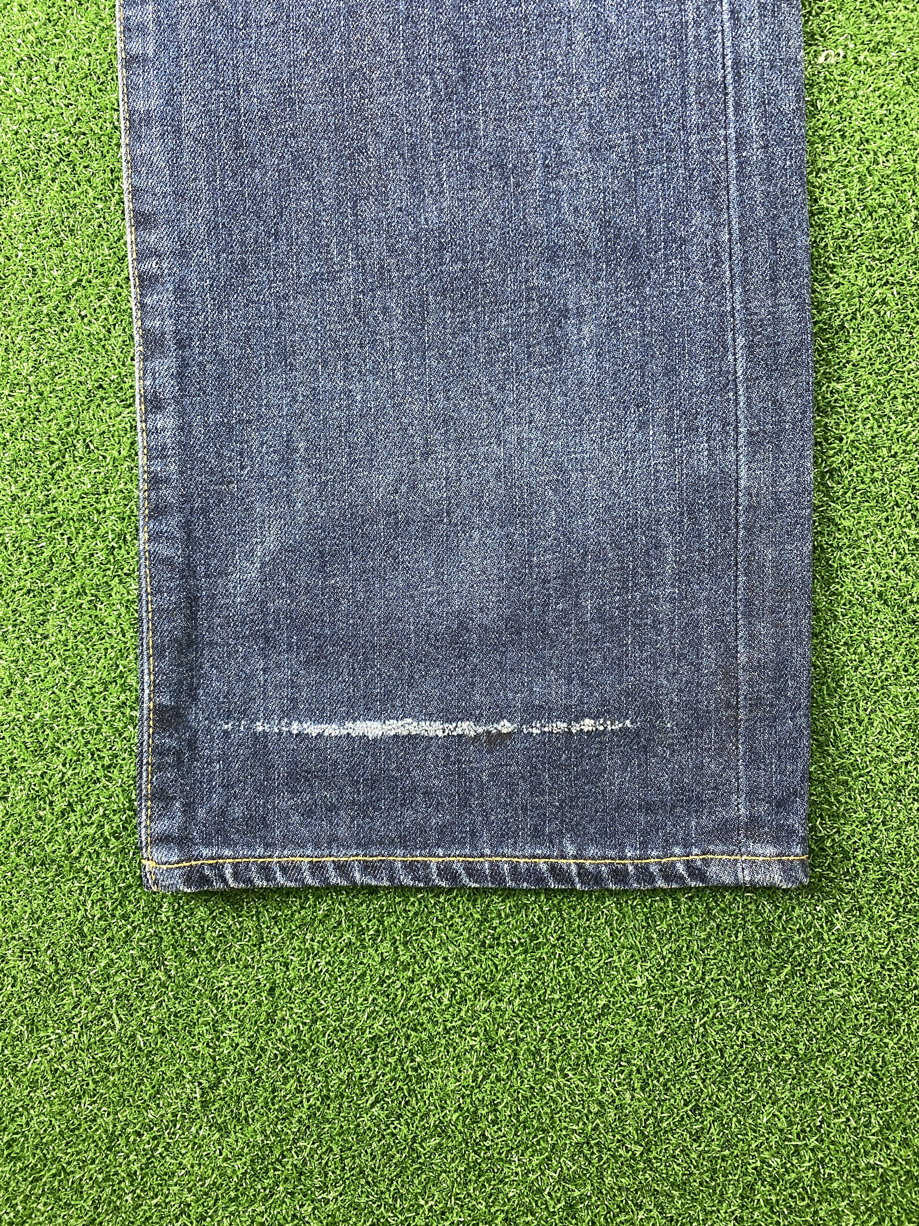 Tommy Hilfiger 💢 Selvedge Vintage Tommy Faded Blue Jeans CP0090 Size US 38 / EU 54 - 3 Thumbnail