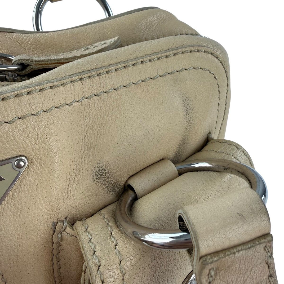 Prada Prada Leather Double Pocket Shoulder Bag Size ONE SIZE - 12 Thumbnail