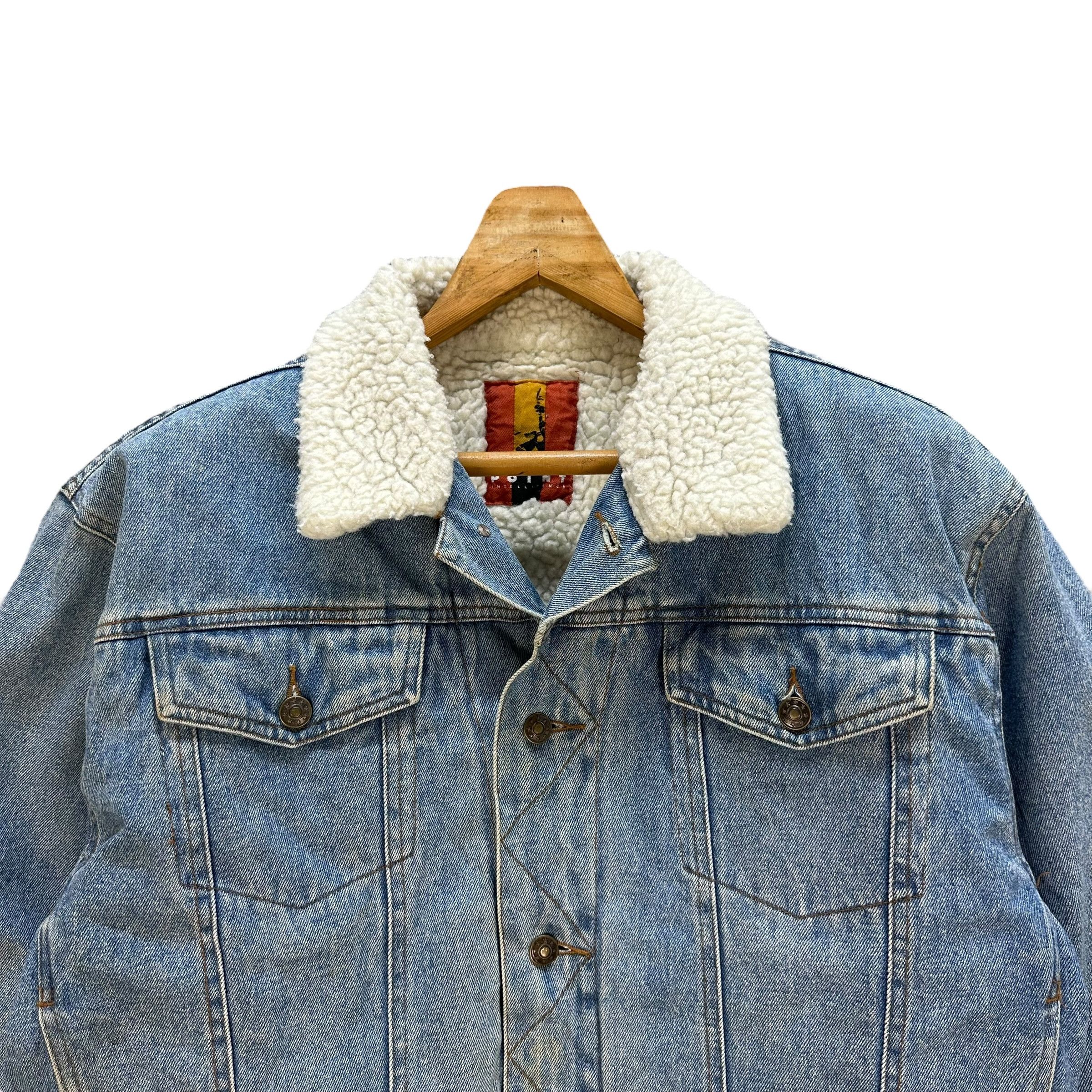Vintage Vintage TURNING POINT Sherpa Denim Jacket #A60-1386 Size US M / EU 48-50 / 2 - 2 Thumbnail