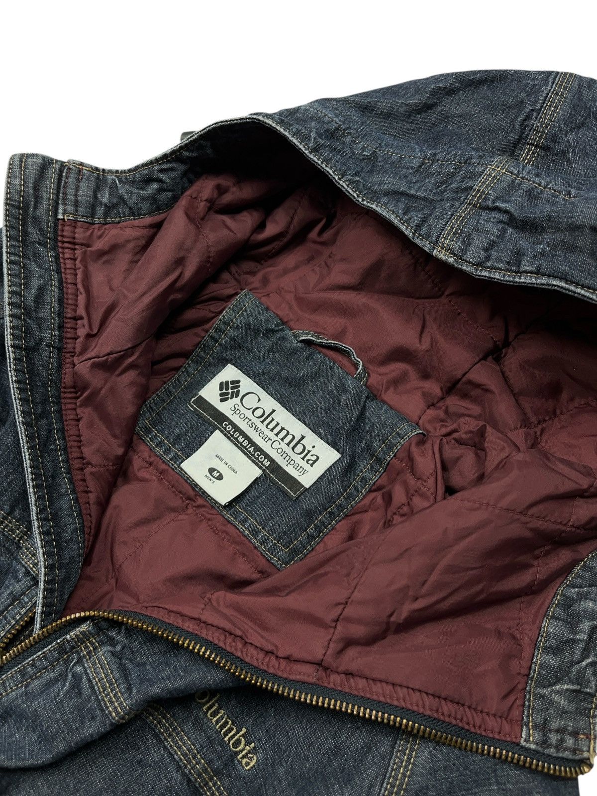 Columbia Vintage Columbia Denim Active Jacket Carhartt Style Rare Size US M / EU 48-50 / 2 - 11 Thumbnail