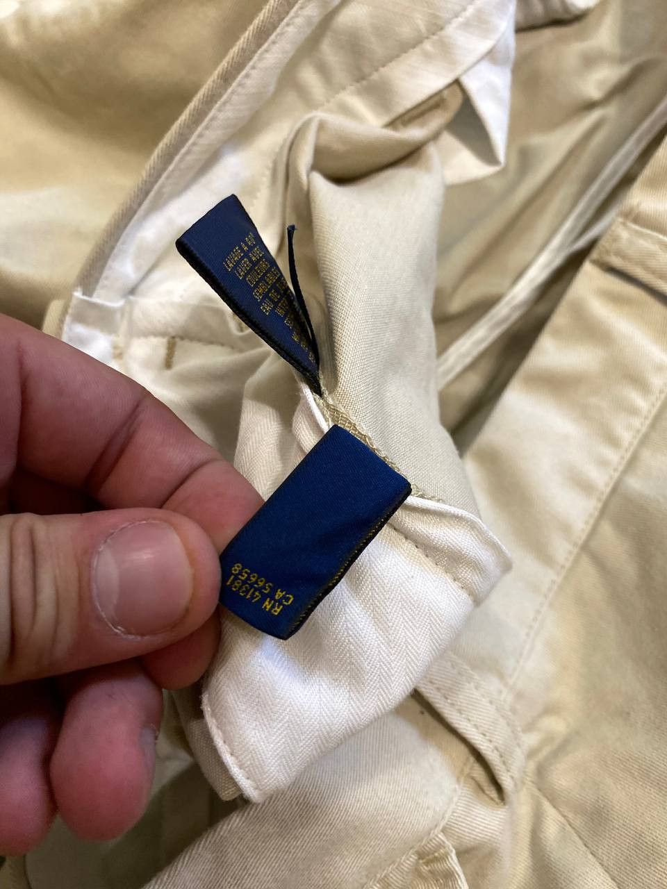 Polo Ralph Lauren Polo Ralph Lauren Casual Pants beige Y2K Vintage Size US 40 / EU 56 - 5 Thumbnail