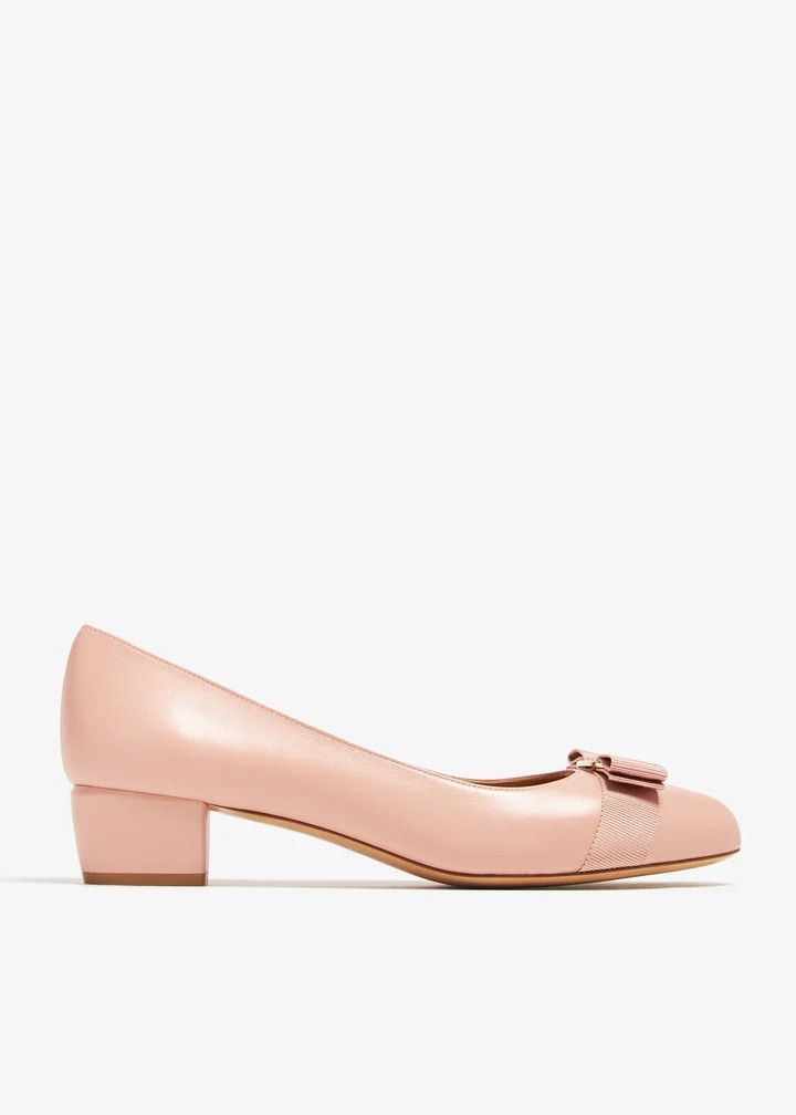 Salvatore Ferragamo o1y0426 Ballet Flats in Light Pink Size US 5.5 / IT 35.5 - 1 Thumbnail