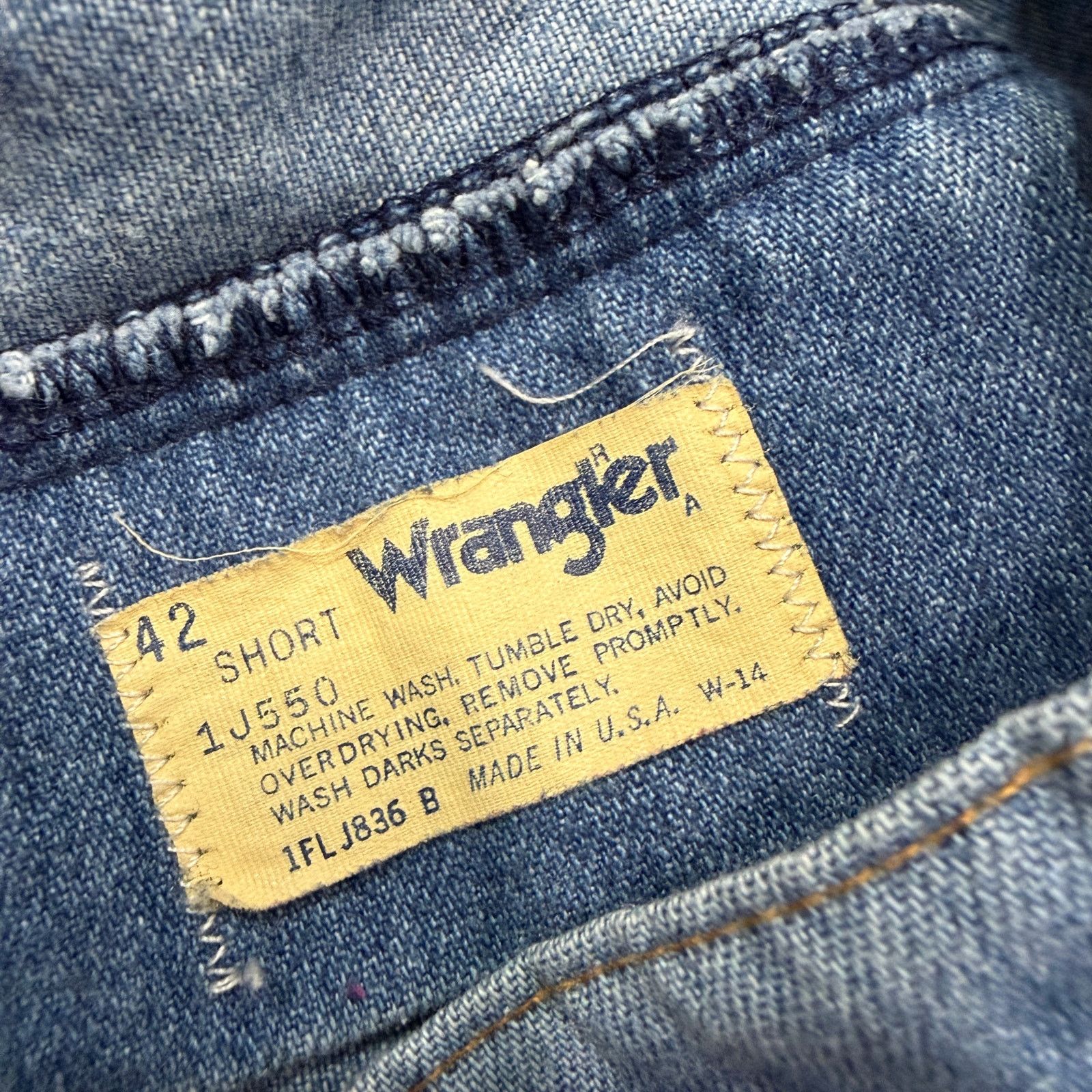 Wrangler Vintage Wrangler Jeans Men's 42 Short (Fits 42x25) Blue Size US 42 / EU 58 - 7 Thumbnail