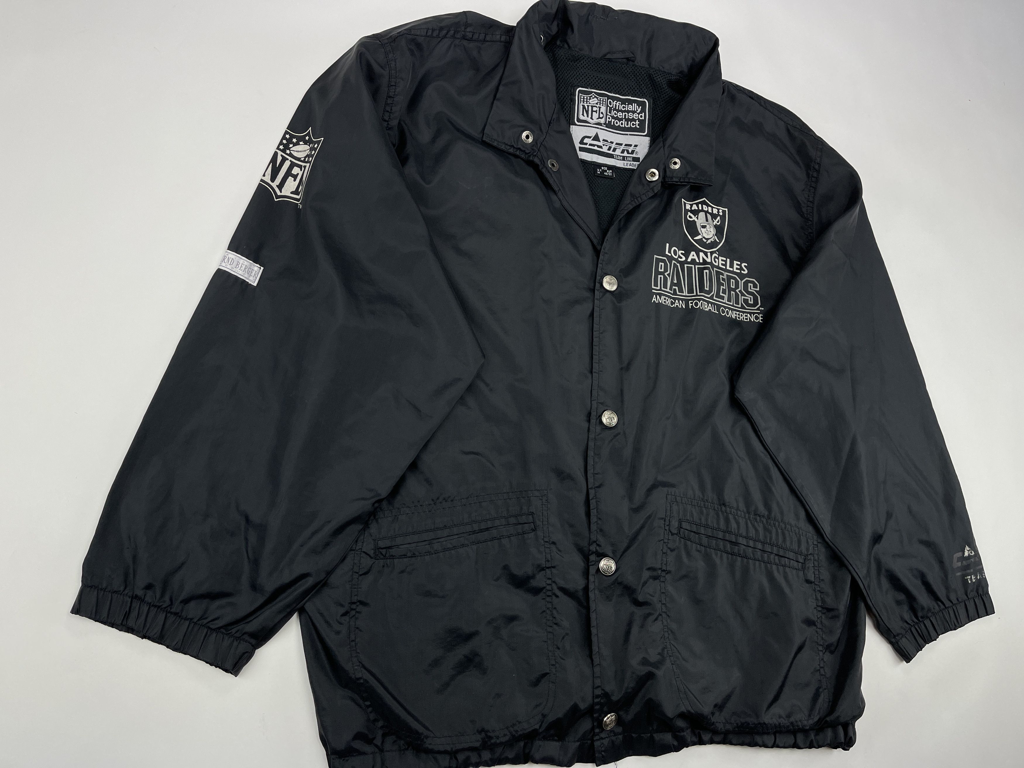 NFL Los Angeles Raiders jacket, 1991 Campri Teamline vintage M Size US M / EU 48-50 / 2 - 5 Thumbnail