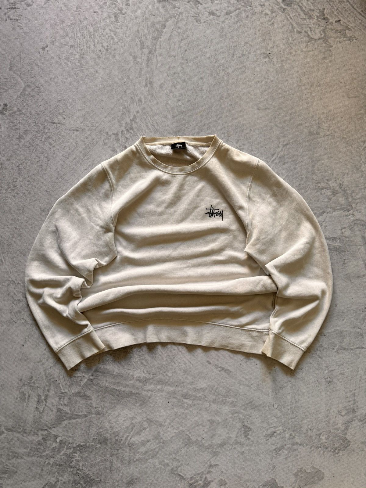 Stussy × Vintage STUSSY VINTAGE DOUBLE LOGO OVERSIZE SWEATSHIRT Size US S / EU 44-46 / 1 - 1 Thumbnail