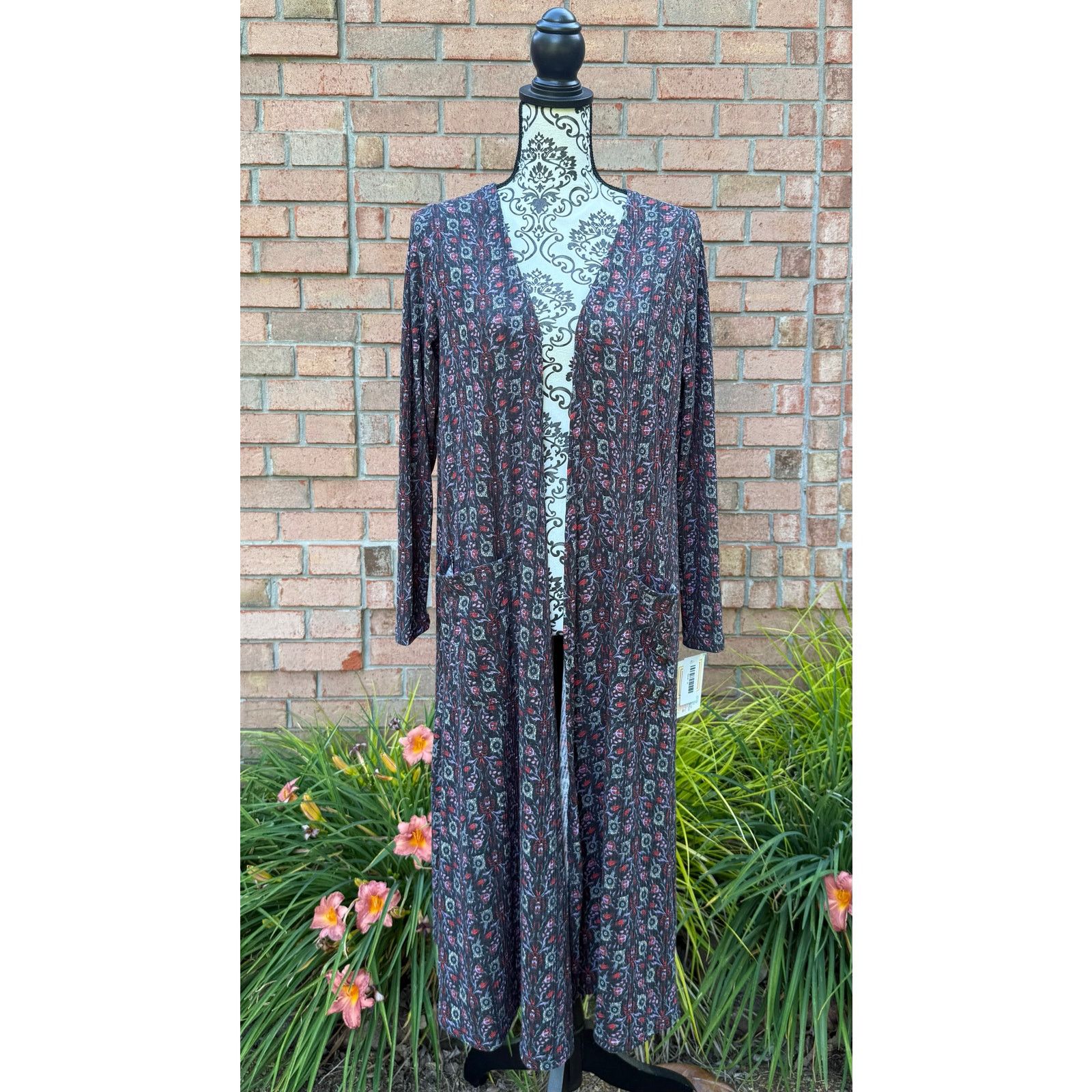 Other NWT Lularoe Multicolor Floral Partterm Sarah Cardigan Medium Size M / US 6-8 / IT 42-44 - 1 Thumbnail