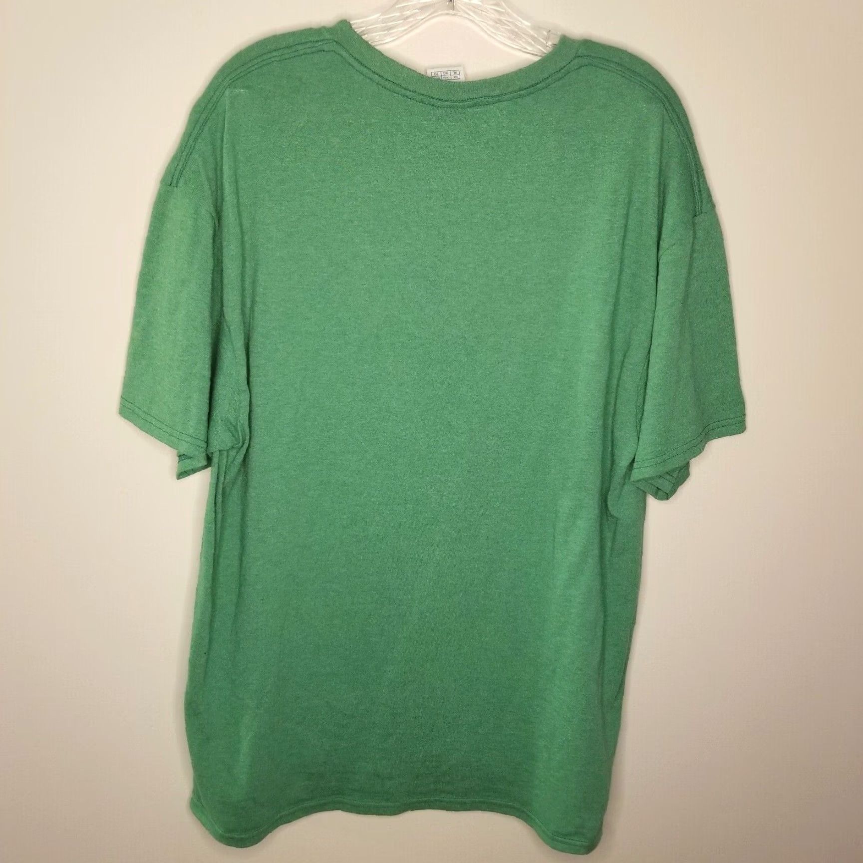 Vintage VINTAGE Party Animal Mens Green Christmas Pug Graphic T-Shirt XL Men Size US XL / EU 56 / 4 - 6 Thumbnail