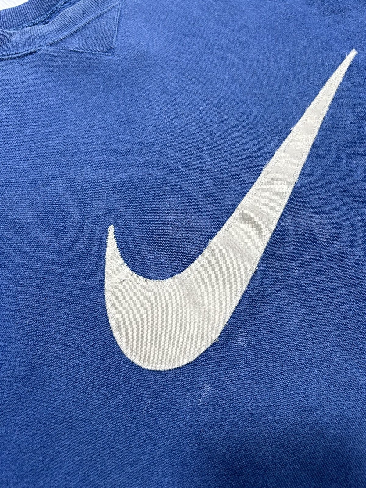 Nike Rare Vintage 90s Nike Big Central Logo Sweatshirt Size US XL / EU 56 / 4 - 6 Thumbnail