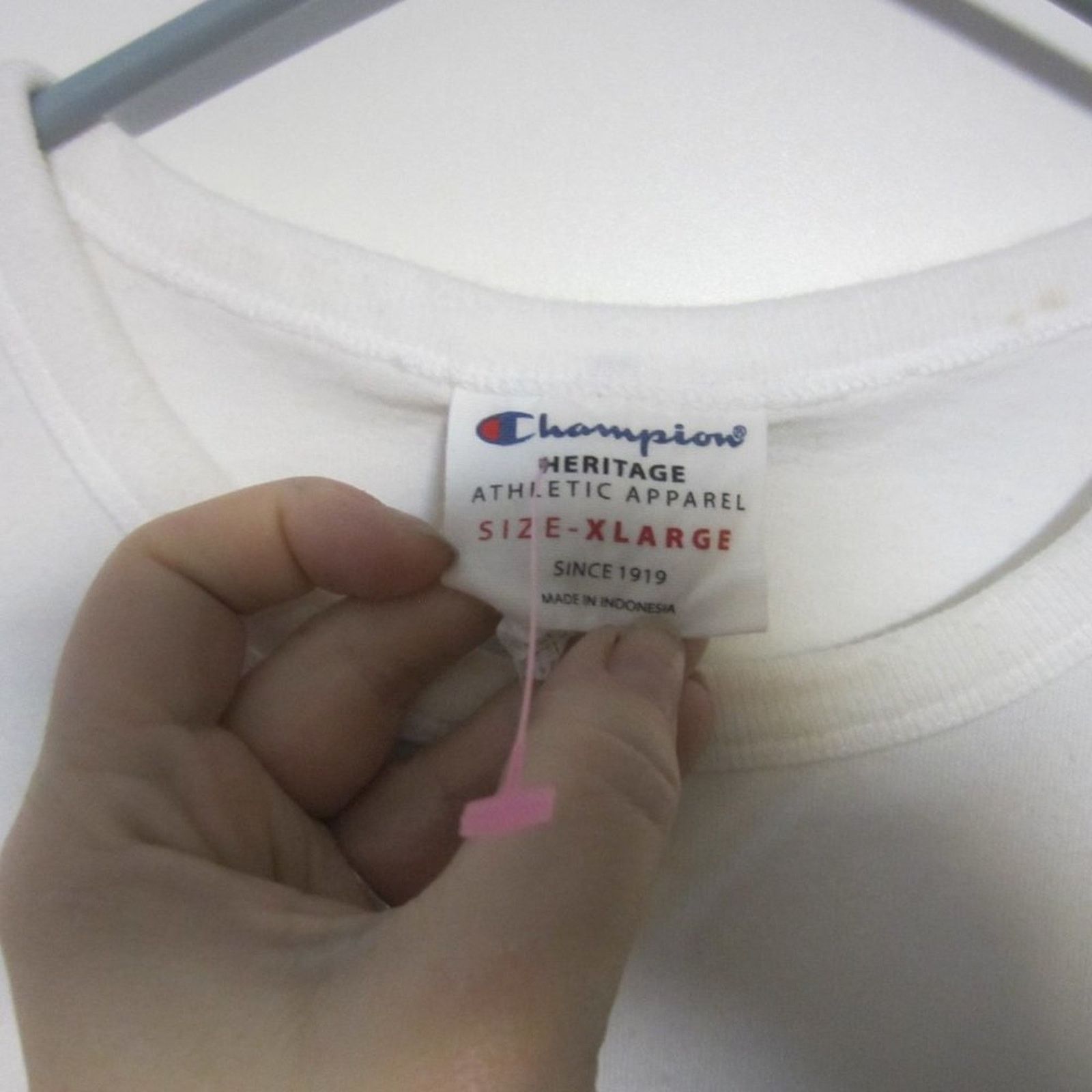 Champion Vintage 90s Style Graphic Tee White Champion Heritage XL Size US XL / EU 56 / 4 - 6 Thumbnail