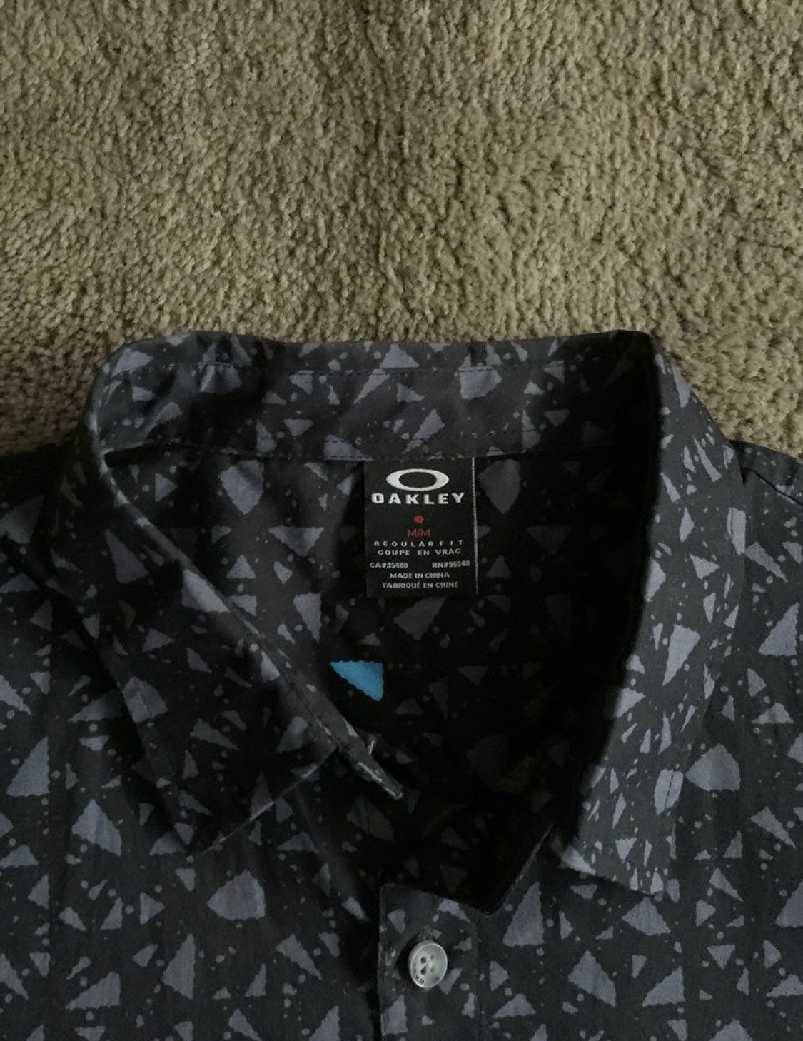 Oakley Oakley button short sleeve shirt sz M Size US M / EU 48-50 / 2 - 2 Thumbnail