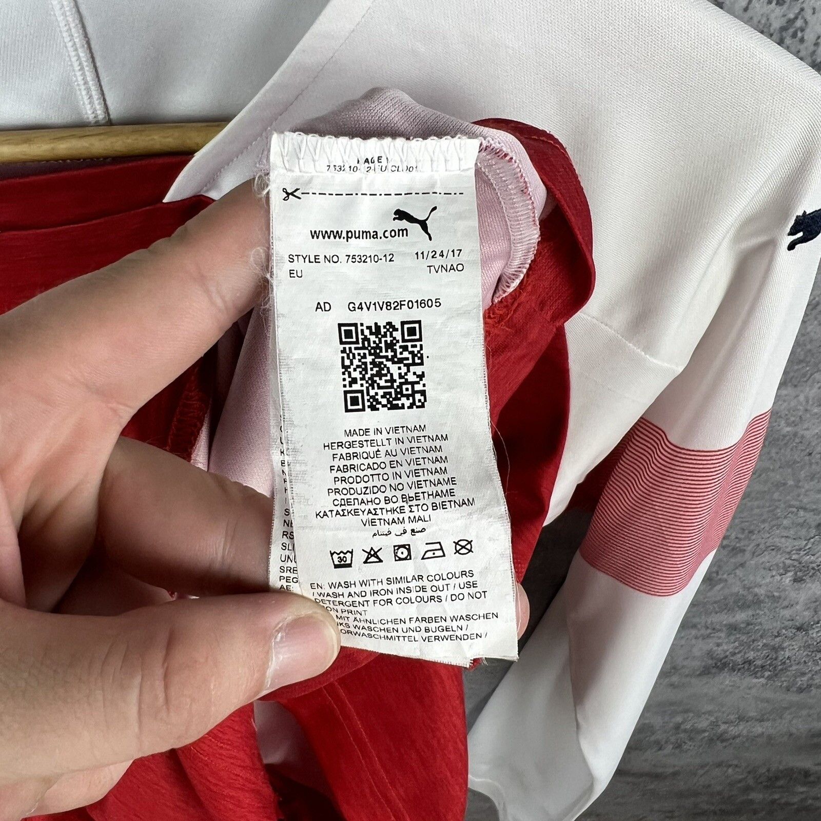 Puma Puma Arsenal Jersey Longsleeve Men's Size S Size US S / EU 44-46 / 1 - 8 Thumbnail