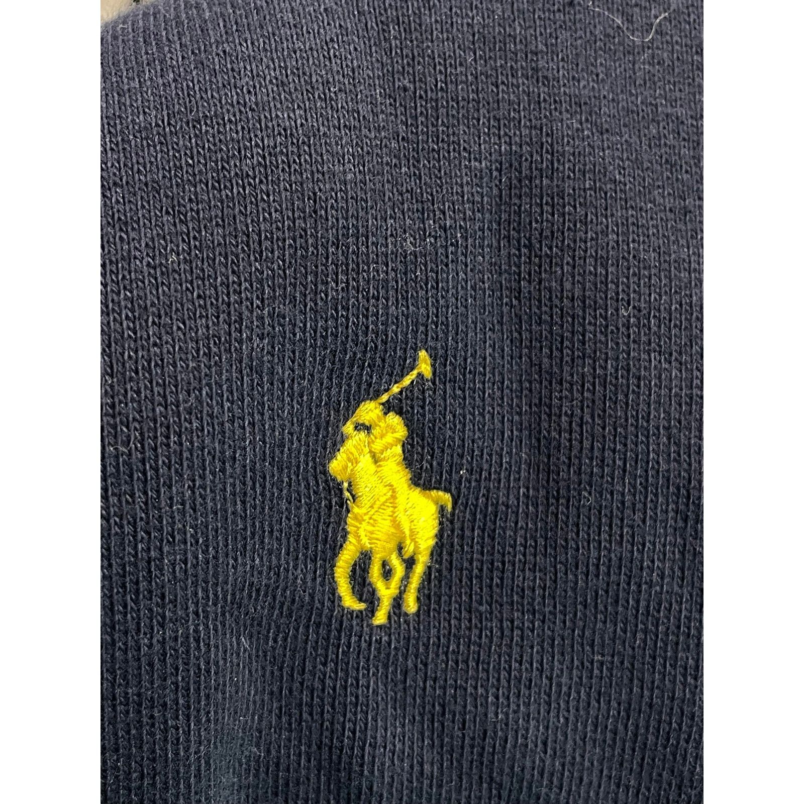 Polo Ralph Lauren Polo Zip Up Jacket Navy Yellow Size US XXL / EU 58 / 5 - 3 Thumbnail