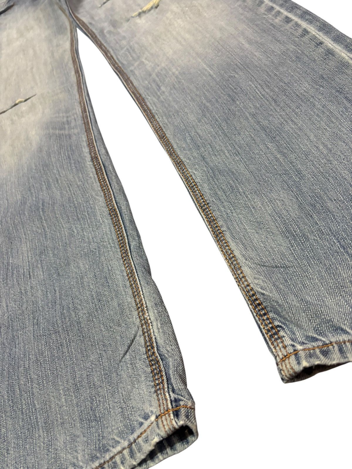 Edwin Vtg Edwin XV Japan 403 Distressed Jeans Size US 30 / EU 46 - 5 Thumbnail