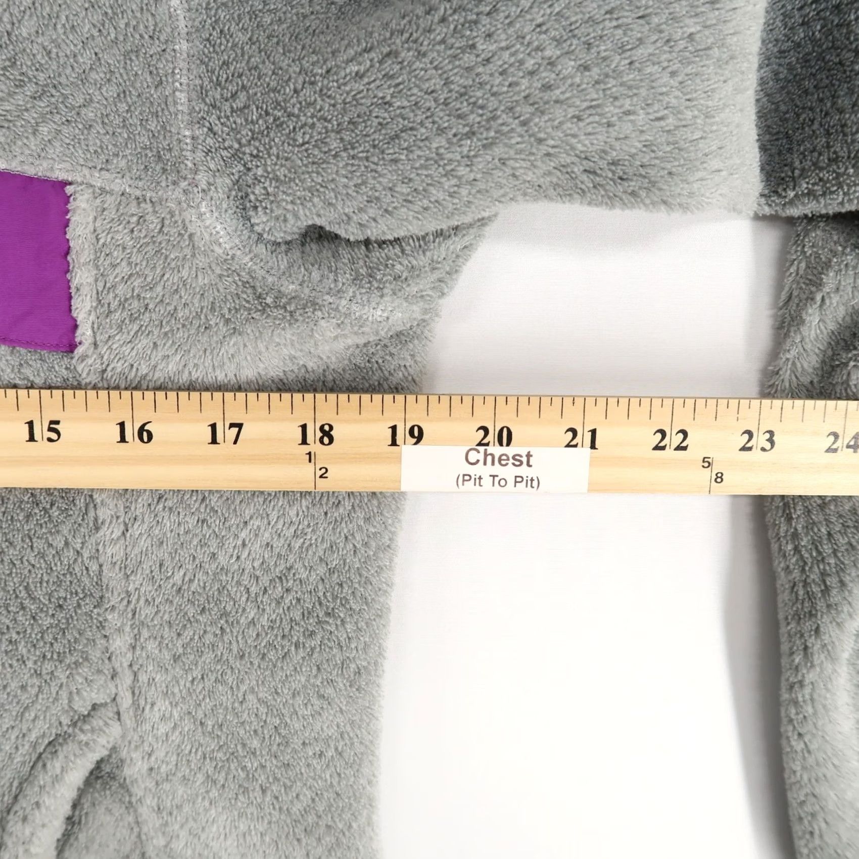 Patagonia Patagonia Basic Jacket Womens M Gray Tool Snap Pullover Fleece Quarter Deep Pile Size M / US 6-8 / IT 42-44 - 4 Thumbnail