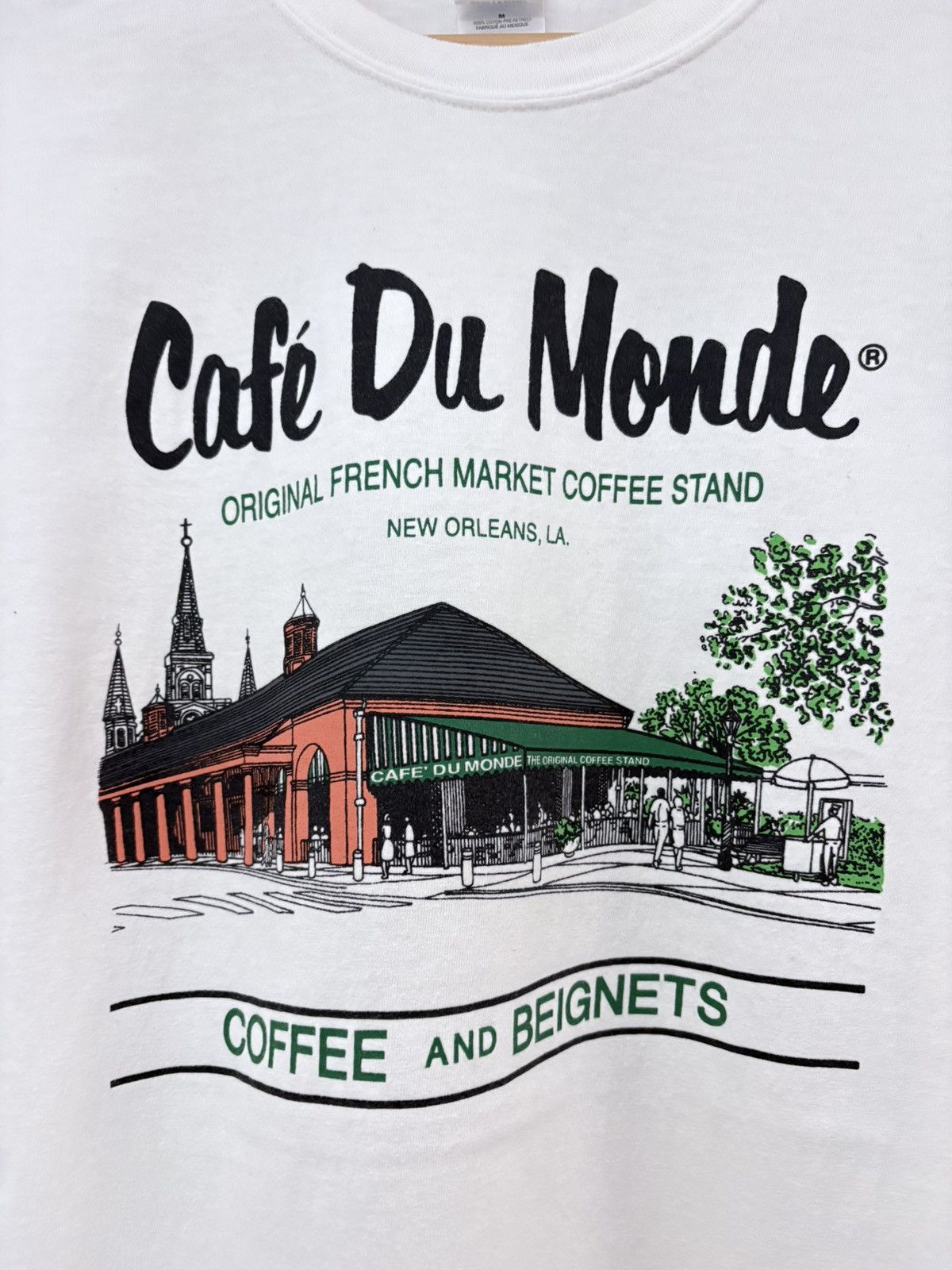 Vintage 90’s Cafe Du Monde Vintage New Orelans Tee Size US M / EU 48-50 / 2 - 2 Thumbnail