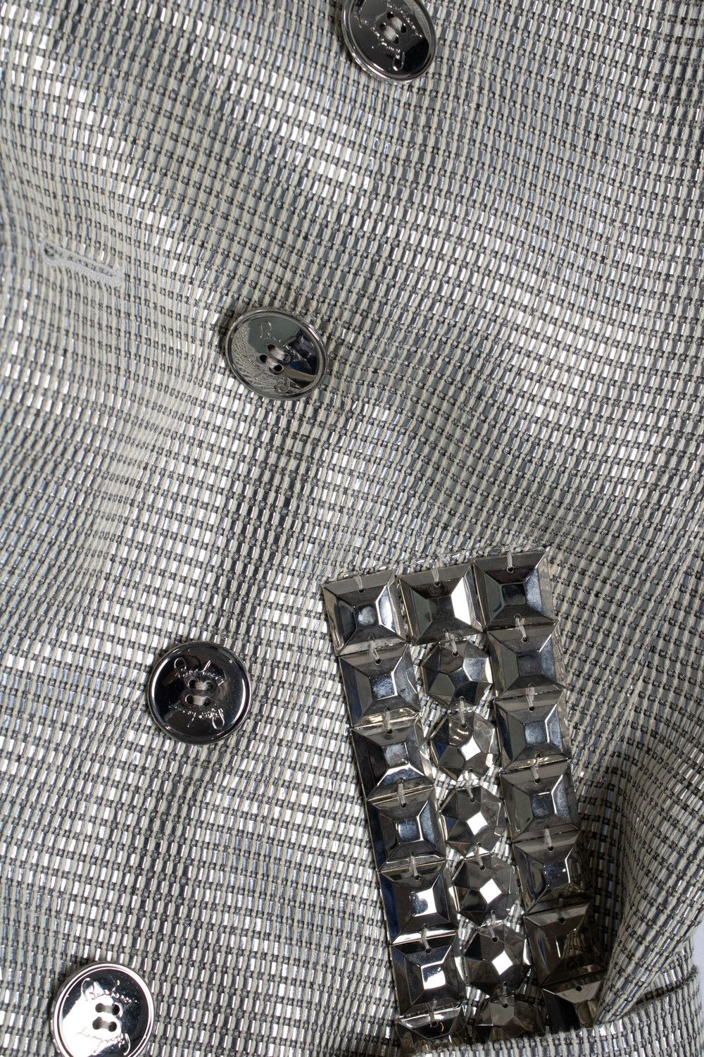 Burberry Burberry, silver metallic trench coat Size XS / US 0-2 / IT 36-38 - 5 Thumbnail