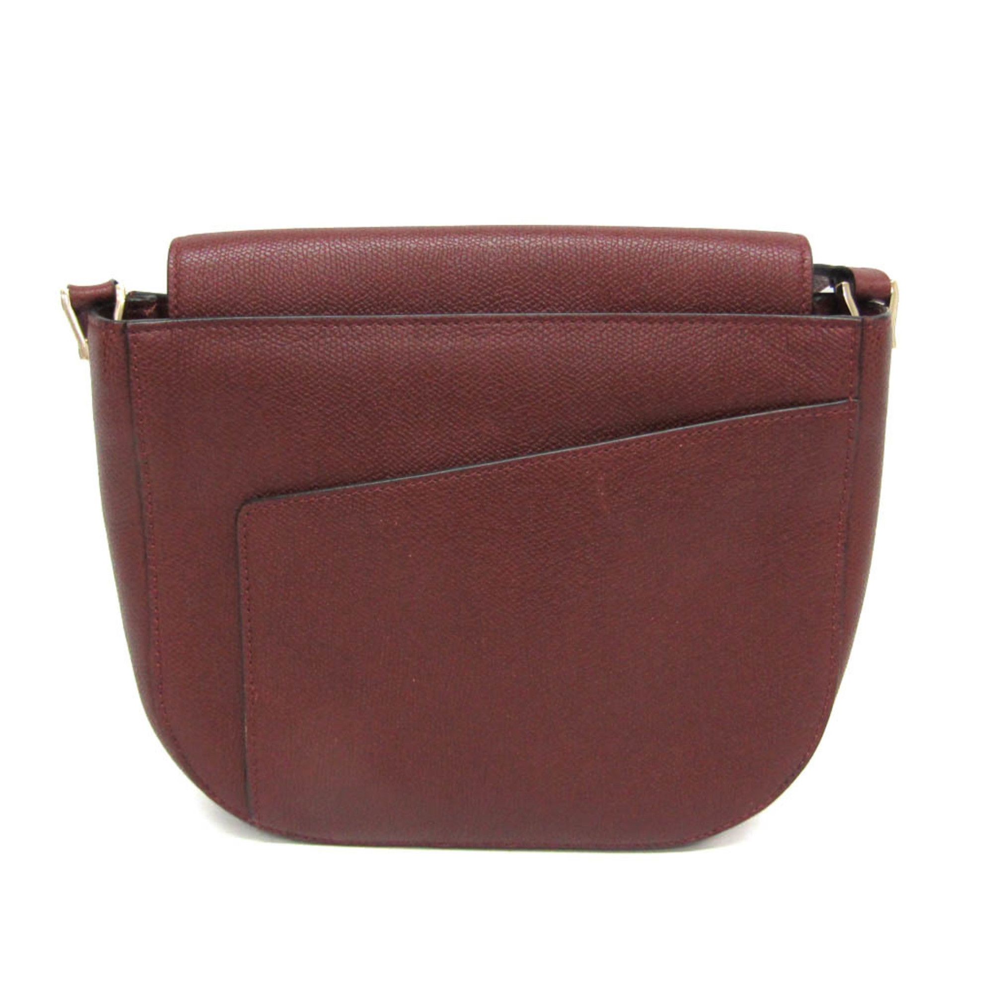 Valextra Valextra Crossbody Women's Leather Shoulder Bag Bordeaux Size ONE SIZE - 1 Thumbnail