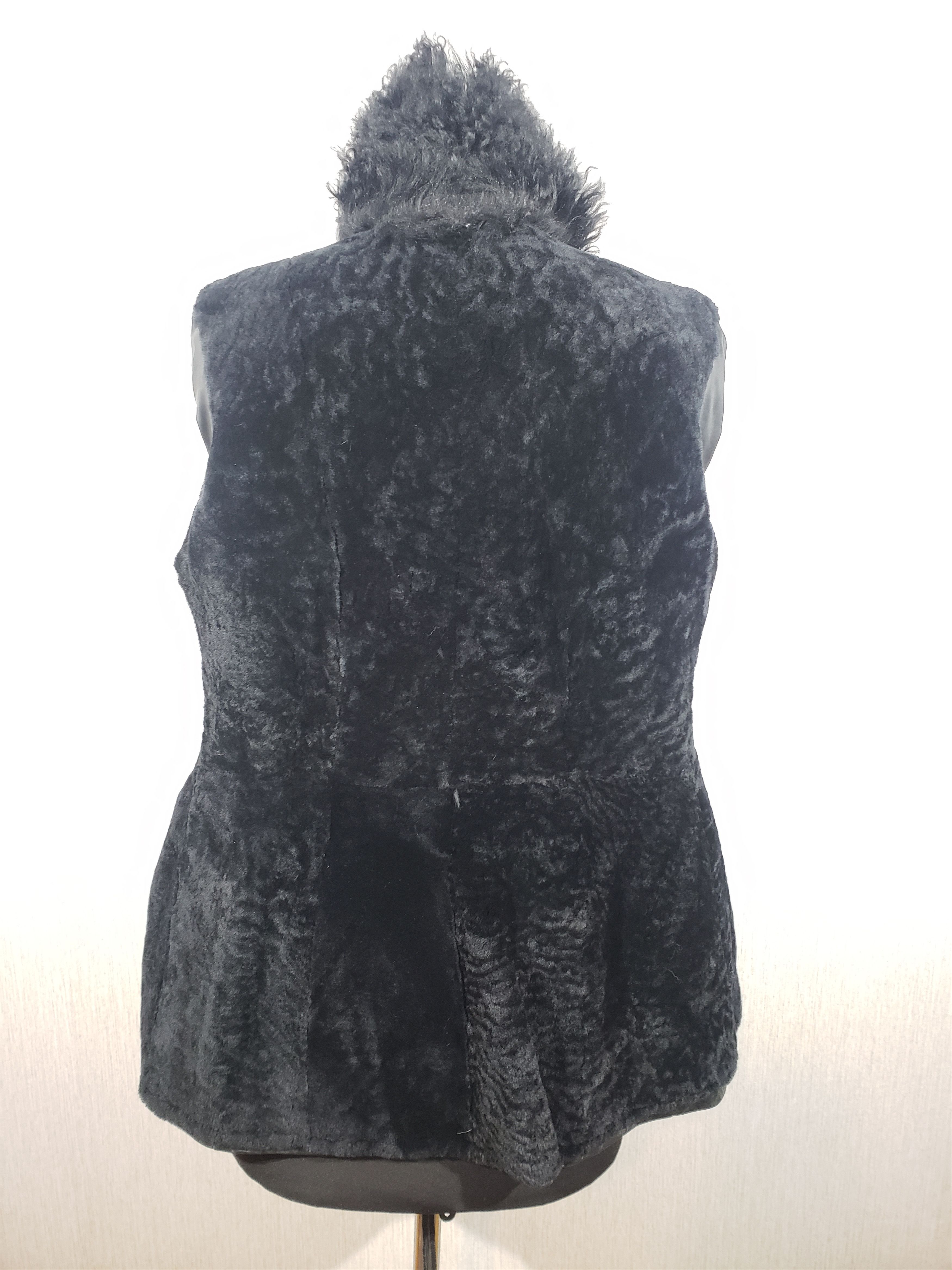 Other Wonderful women's sheepskin coat with genuine fur. Size L / US 10 / IT 46 - 6 Thumbnail