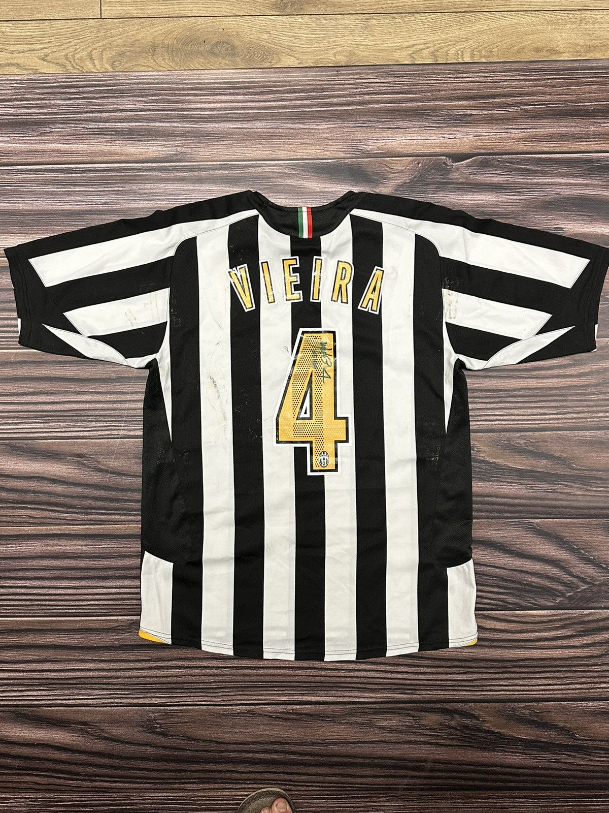 Nike × Vintage Vintage Soccer Jersey Juventus 2005-2006 Veira❗️ Size US L / EU 52-54 / 3 - 8 Thumbnail