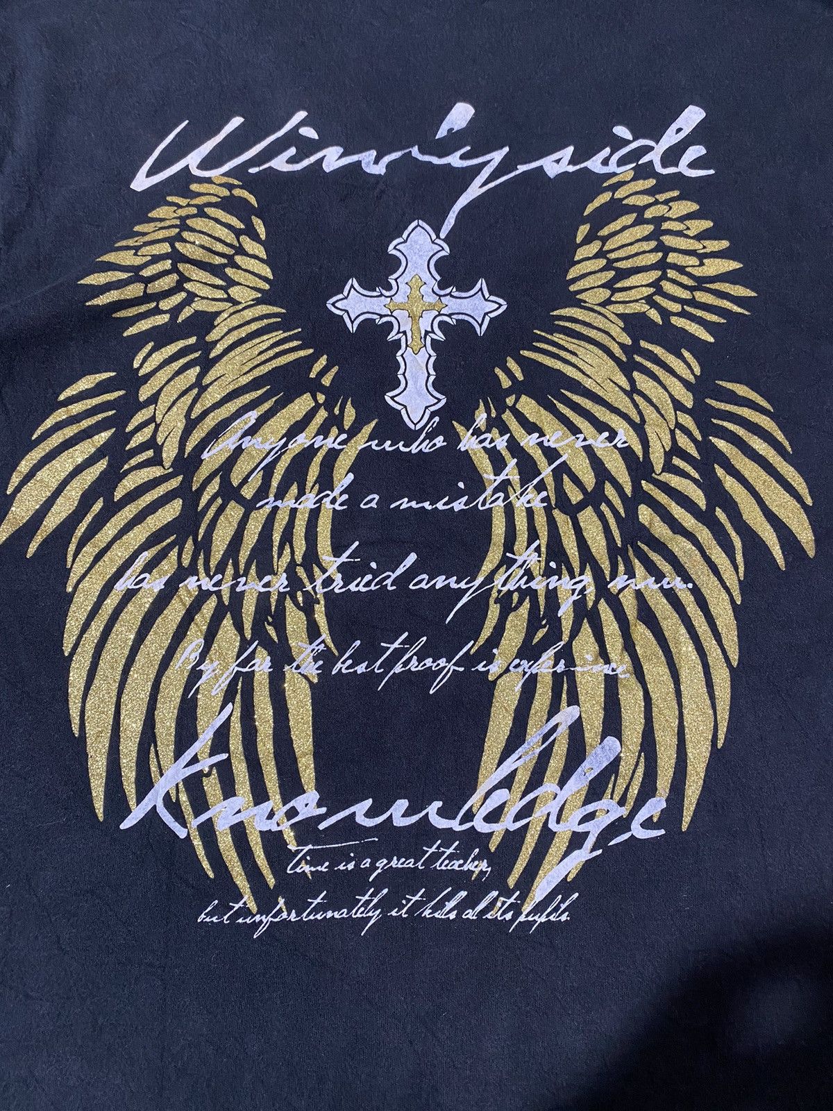 If Six Was Nine 2000s Beaumere - Vkei Cross Poem shirt Size US M / EU 48-50 / 2 - 6 Thumbnail
