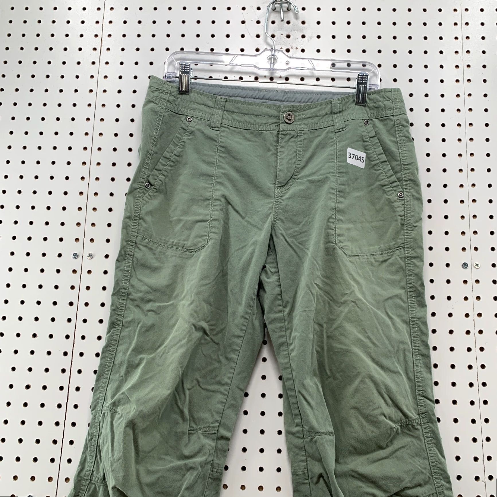 Vintage Kuhl Hiking Crop Cargo Pants Womens Size 10 Green Outdoor Hike 32x20 Size 32" / US 10 / IT 46 - 2 Thumbnail